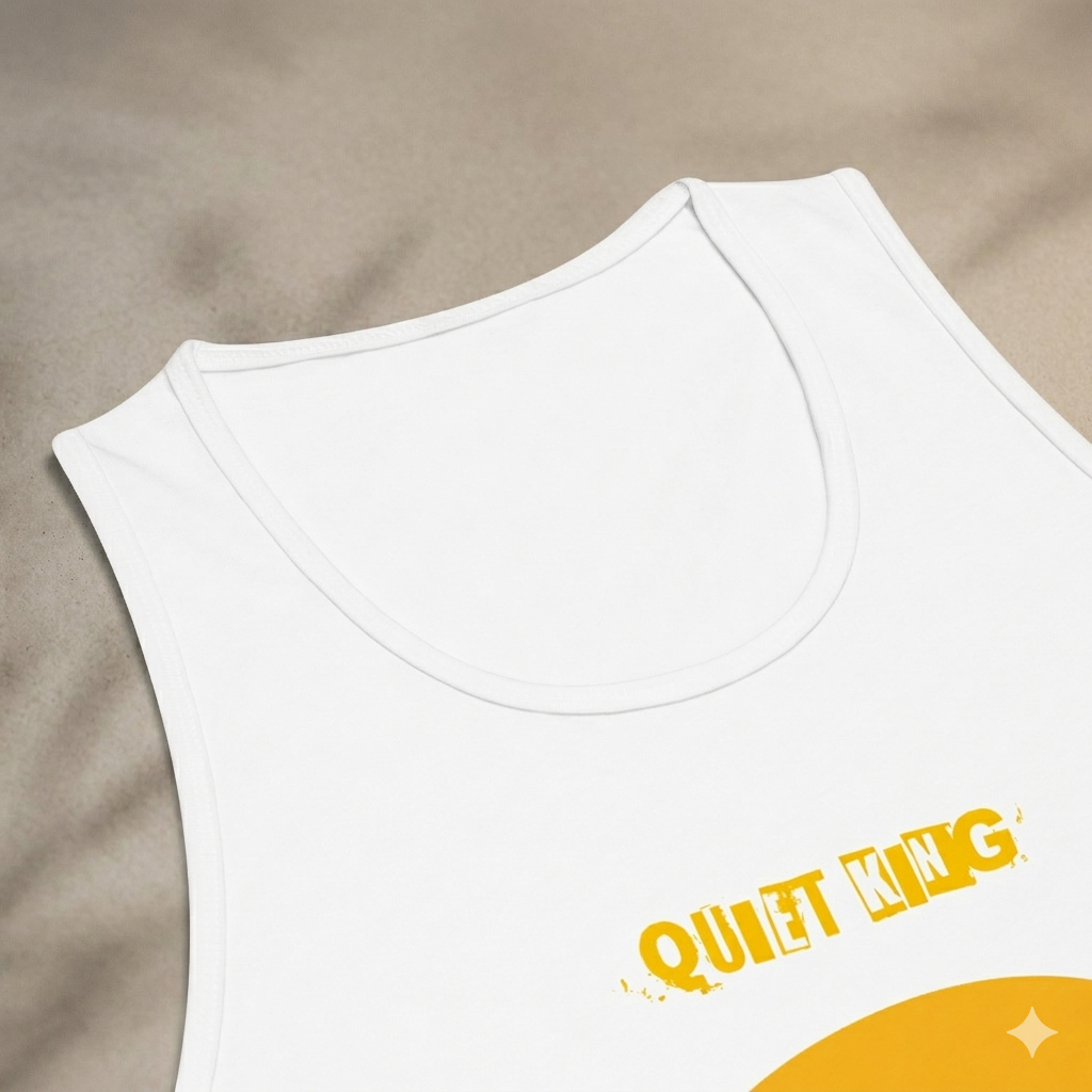 Xantho Philos™ Tank Top in White for men, crisp minimalist tank top with a breathable everyday fit