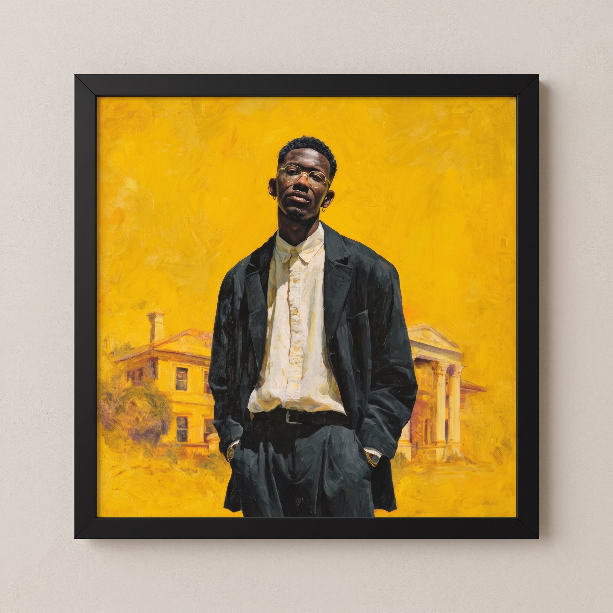 Become the Standard — Premium Luster Framed Wall Art