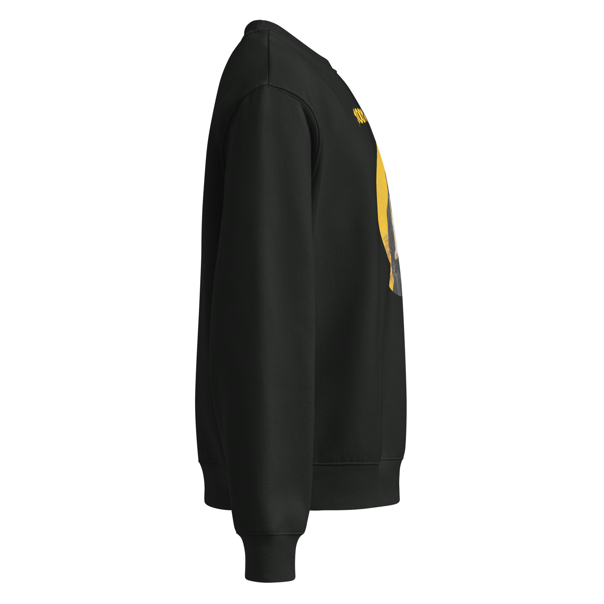 Xantho Philos™ Oversized Sweatshirt in Vintage Black for men, washed heavyweight sweatshirt with a relaxed oversized fit