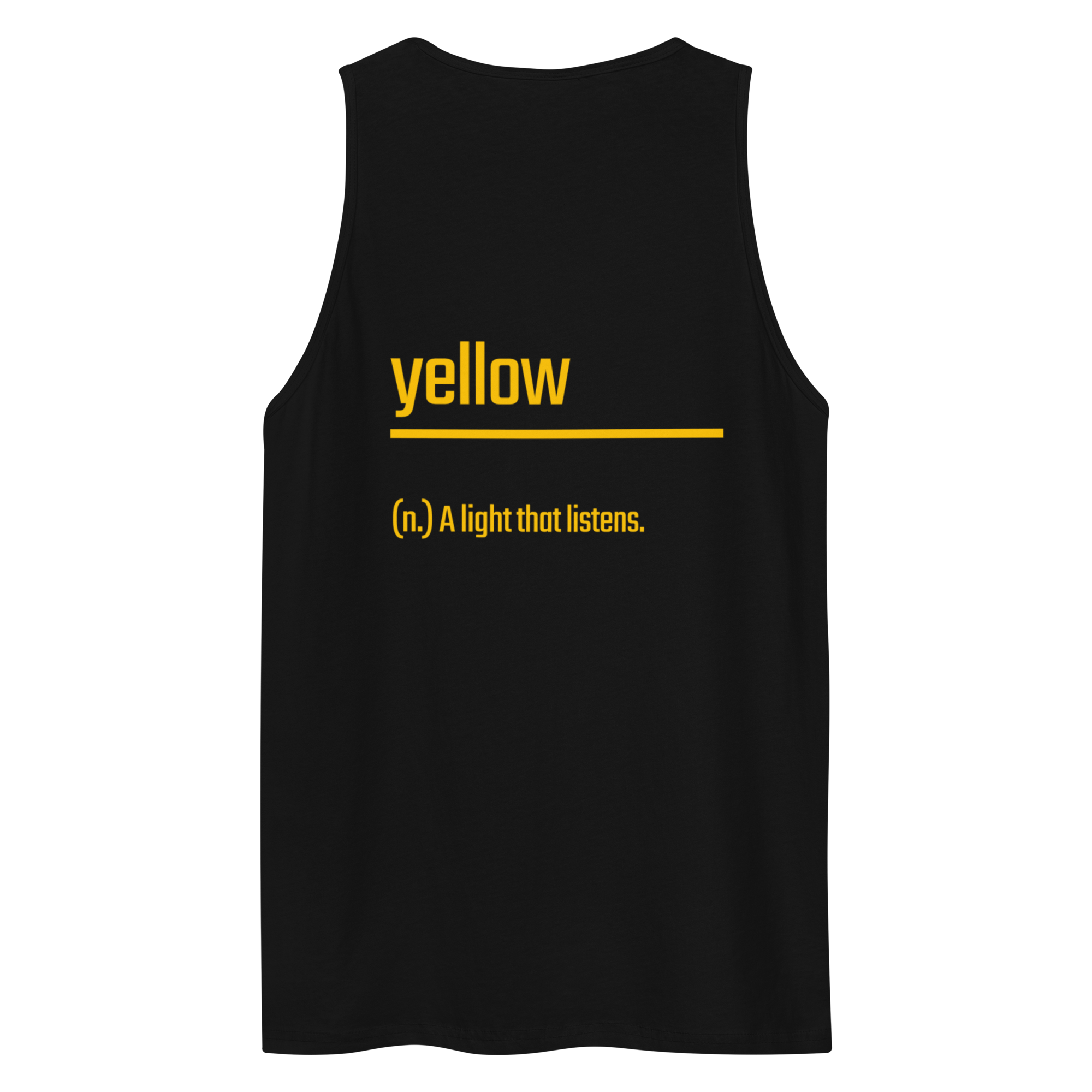 Xantho Philos™ Tank Top in Black for men, premium everyday tank with a clean athletic fit