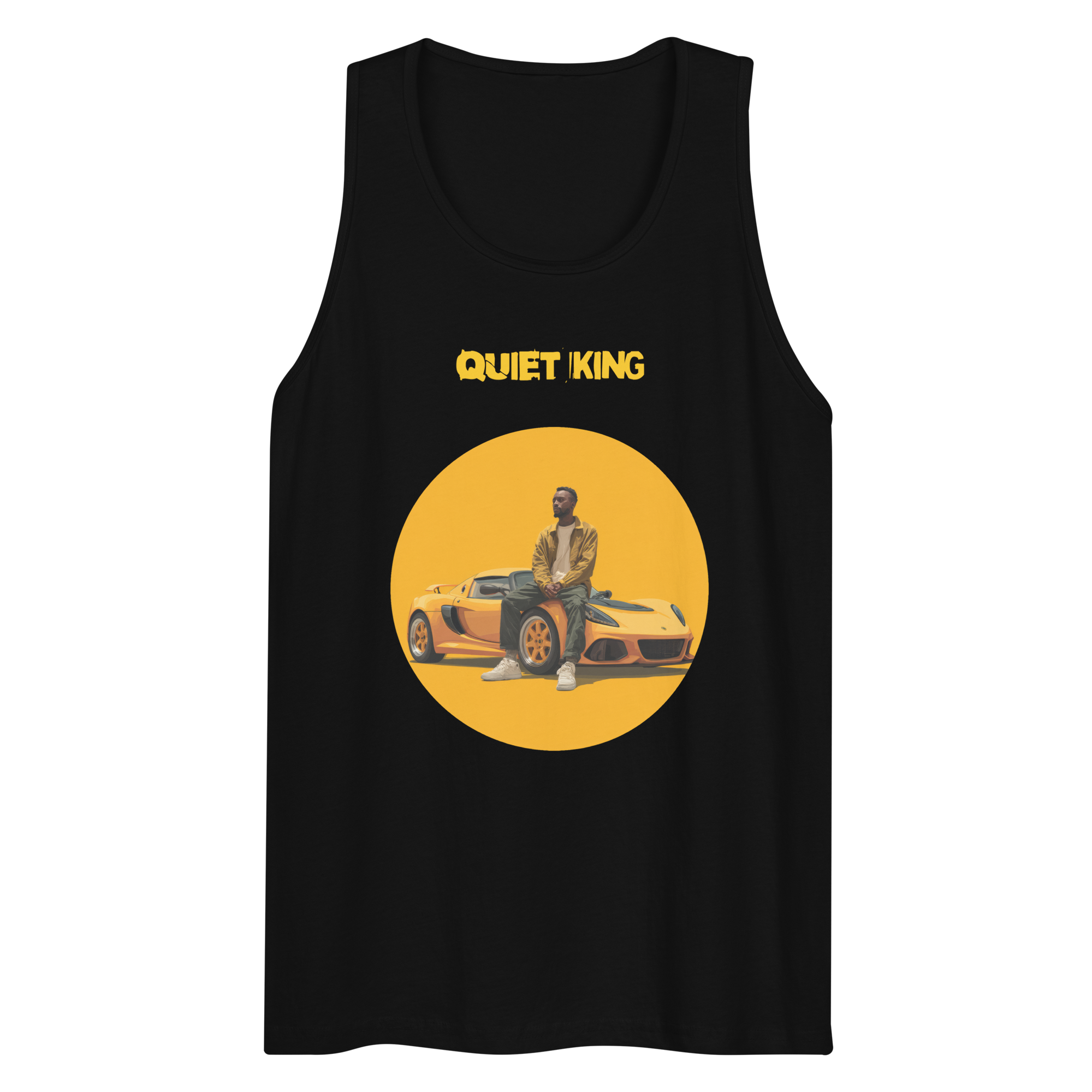Xantho Philos™ Tank Top in Black for men, premium everyday tank with a clean athletic fit