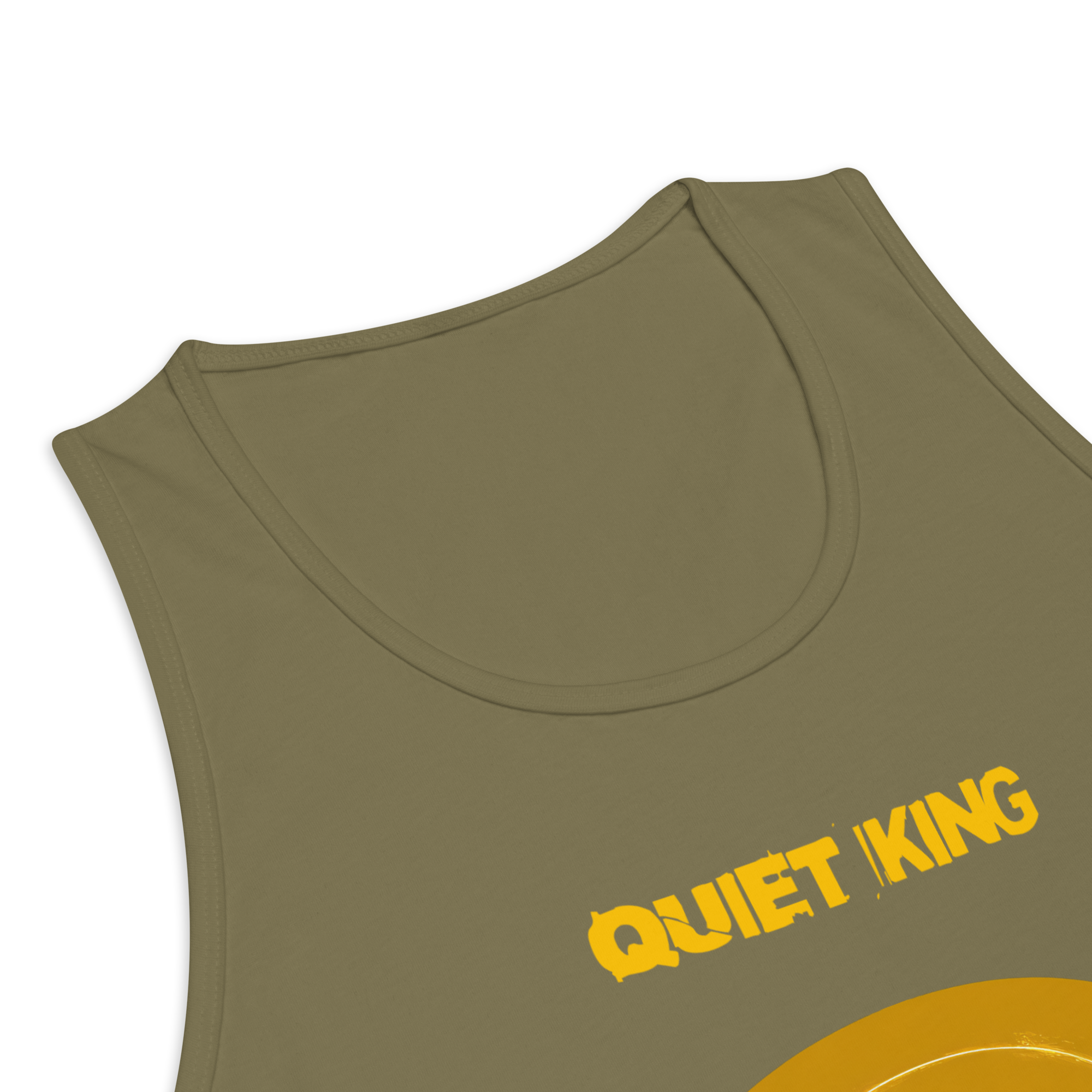 Xantho Philos™ Tank Top in Military Green for men, athletic streetwear tank with a grounded utilitarian tone