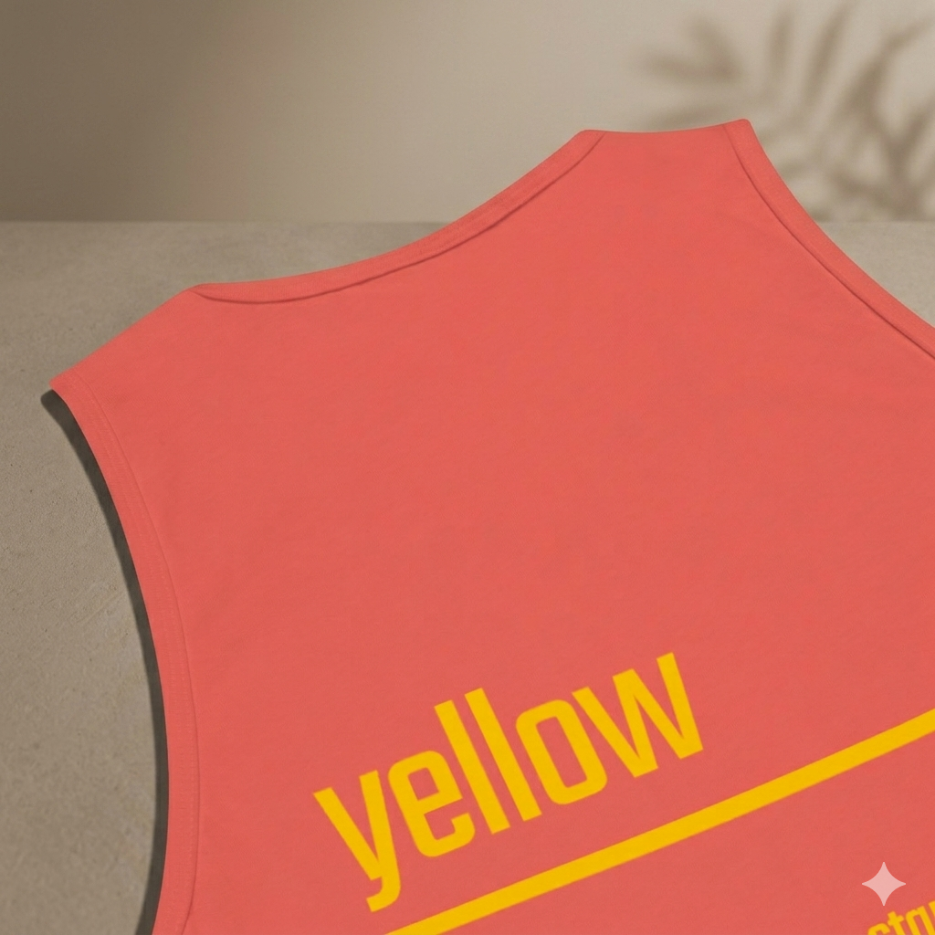 Xantho Philos™ Tank Top in Coral for men, lightweight summer tank top with a vibrant casual tone
