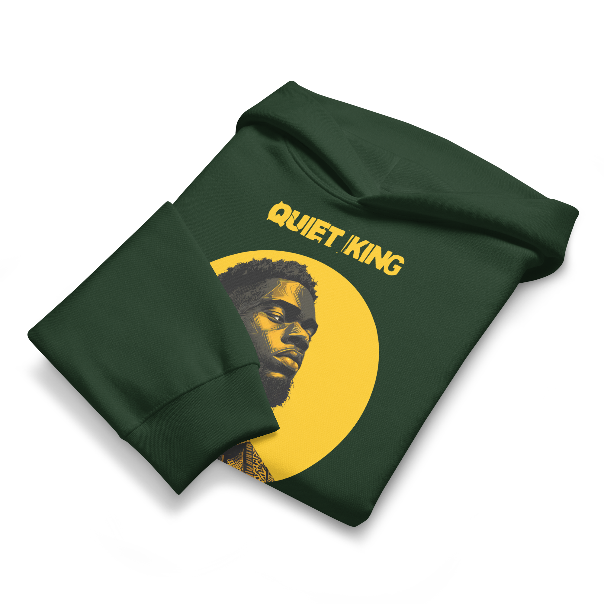 Xantho Philos™ Oversized Hoodie in Forest for men, elevated everyday streetwear with a relaxed oversized fit