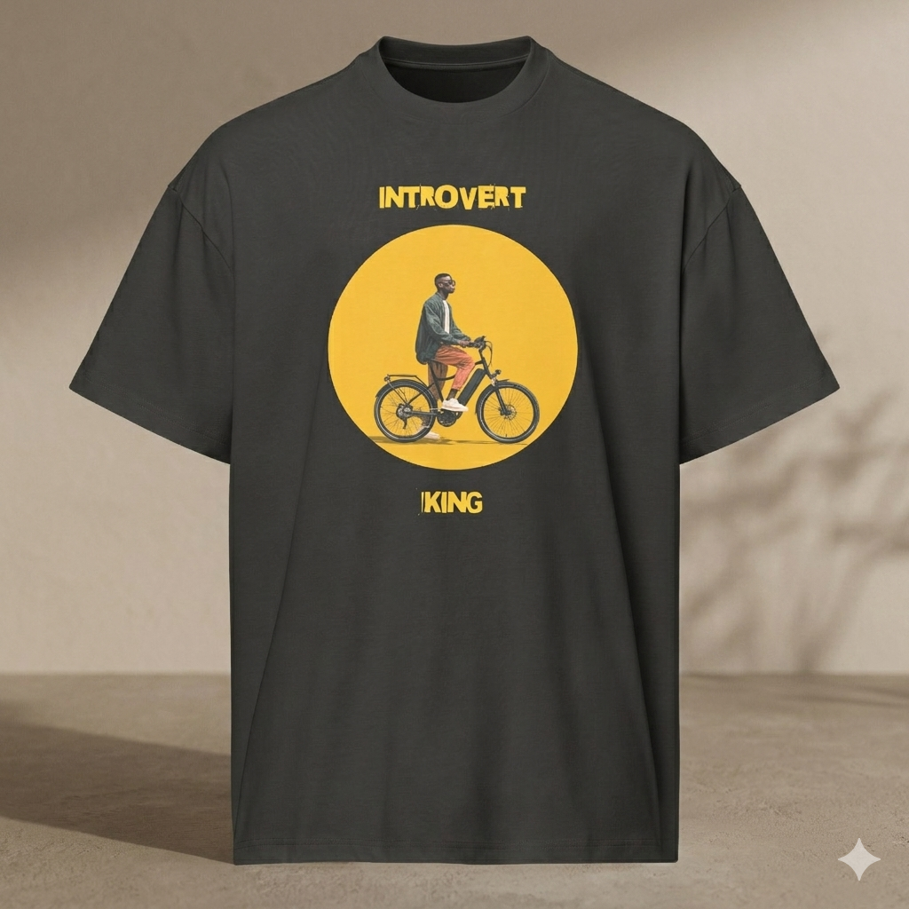 Xantho Philos™ Box Tee in Vintage Black for men, washed boxy T-shirt with a relaxed streetwear silhouette