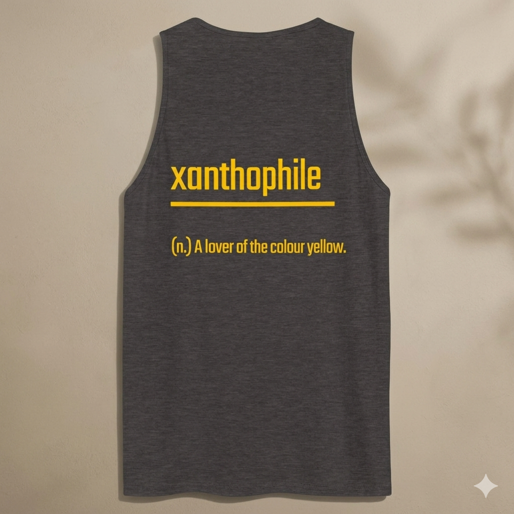 Xantho Philos™ Tank Top in Charcoal Heather for men, soft-blend tank top with a clean everyday fit