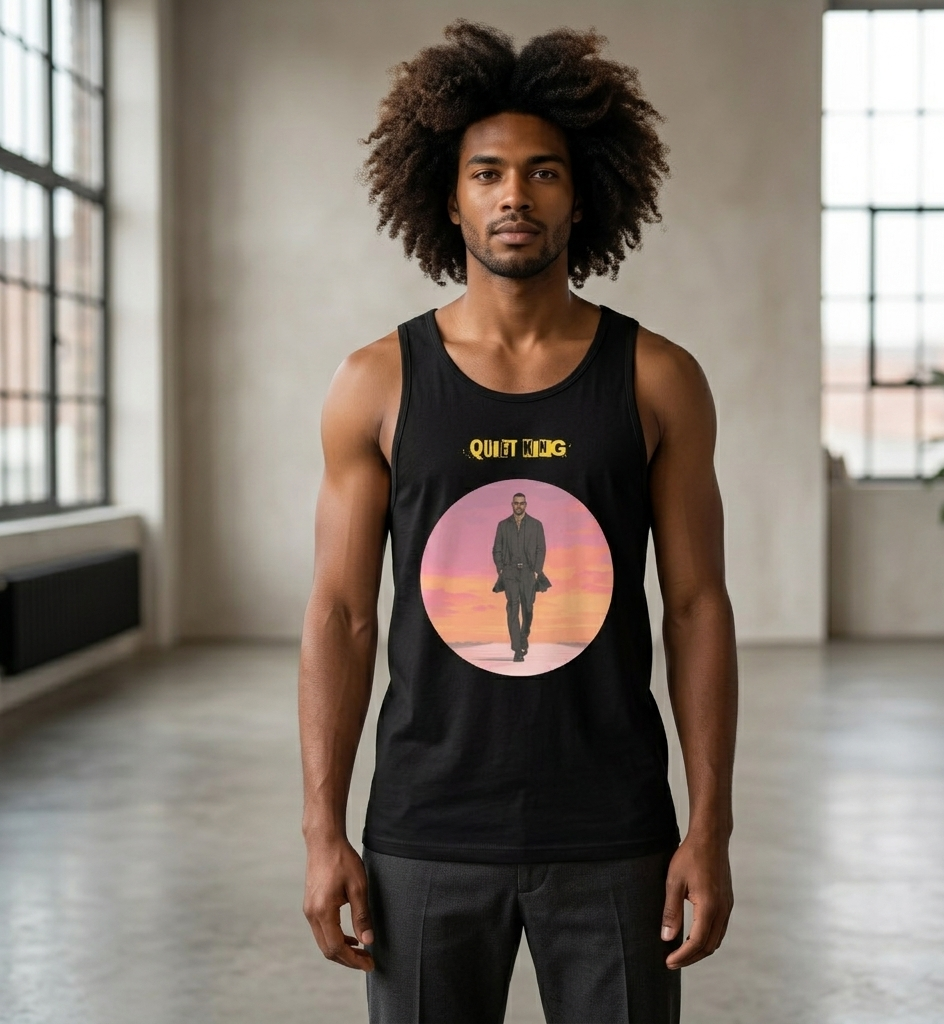 Xantho Philos™ Tank Top in Black for men, premium everyday tank with a clean athletic fit