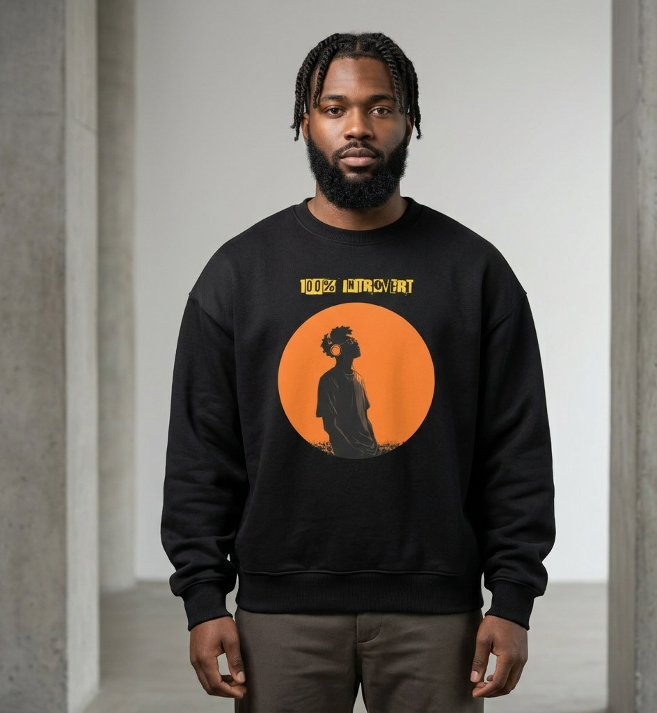 IntrovertedAlpha™ Oversized Sweatshirt — ISTJ Edition 044