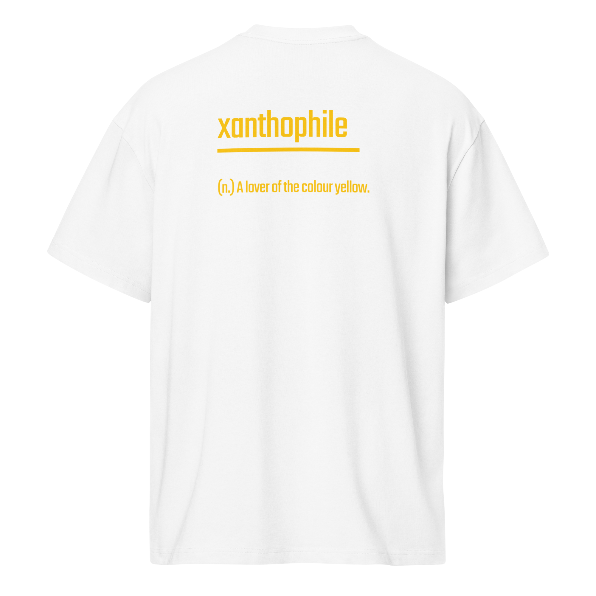 Xantho Philos™ Box Tee in White for men, crisp structured box tee with a clean premium finish