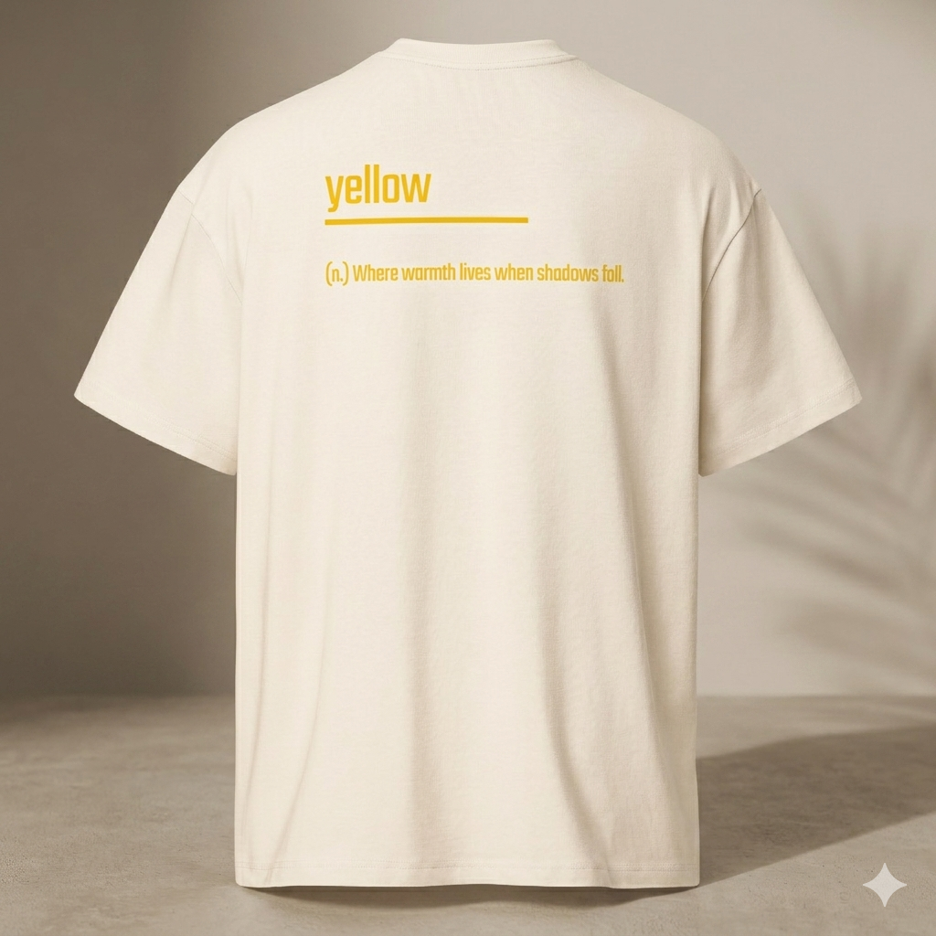 Xantho Philos™ Box Tee in Vintage White for men, soft-toned box tee with a minimalist oversized fit