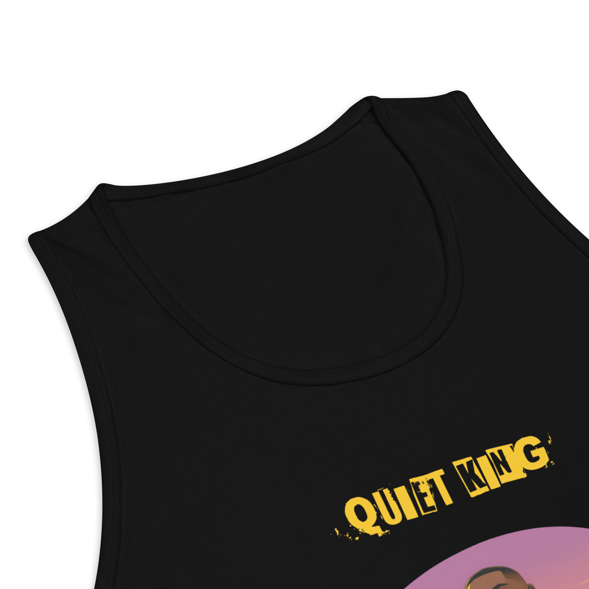 IntrovertedAlpha™ Tank Top in Black for men, premium everyday tank with a clean athletic fit