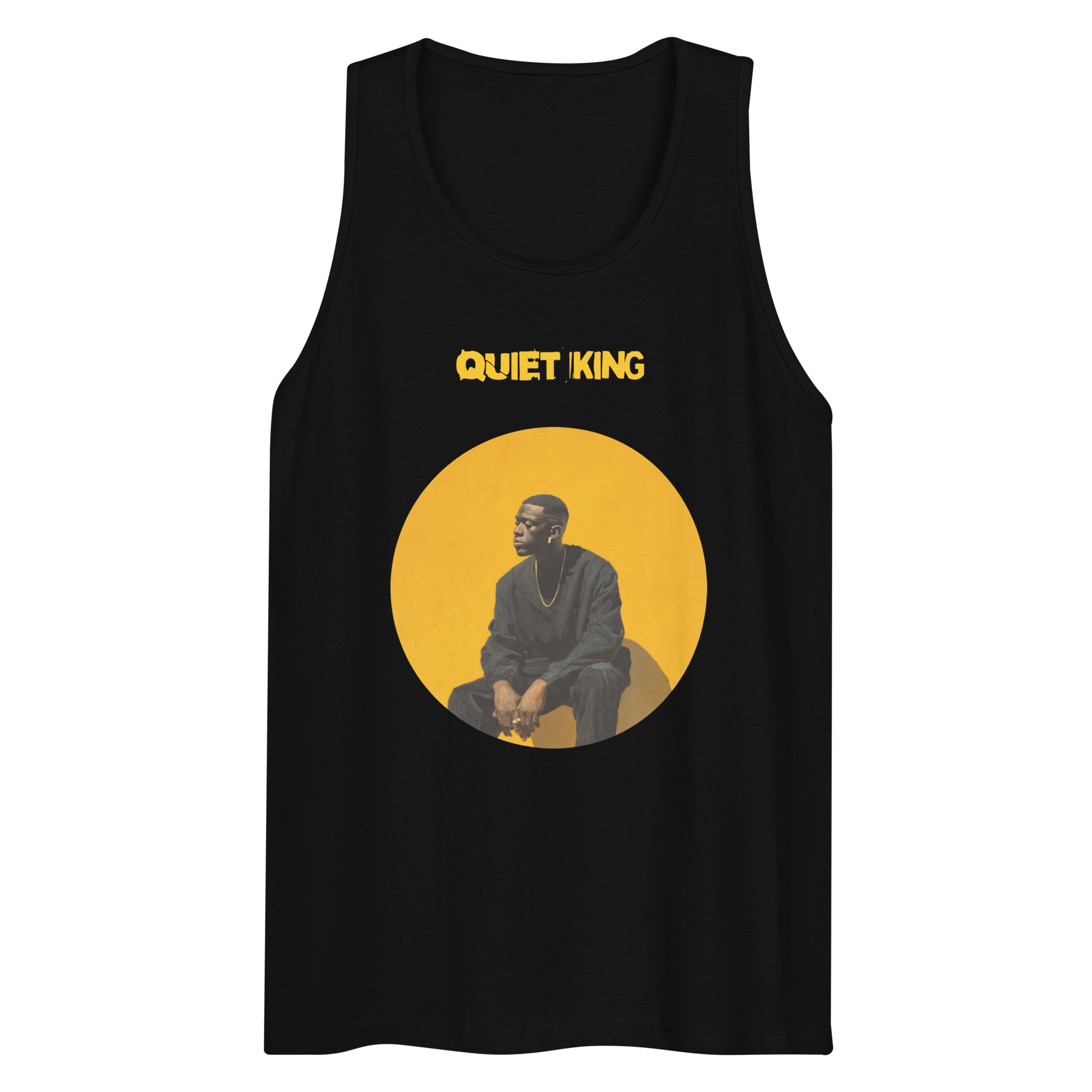 Xantho Philos™ Tank Top in Black for men, premium everyday tank with a clean athletic fit