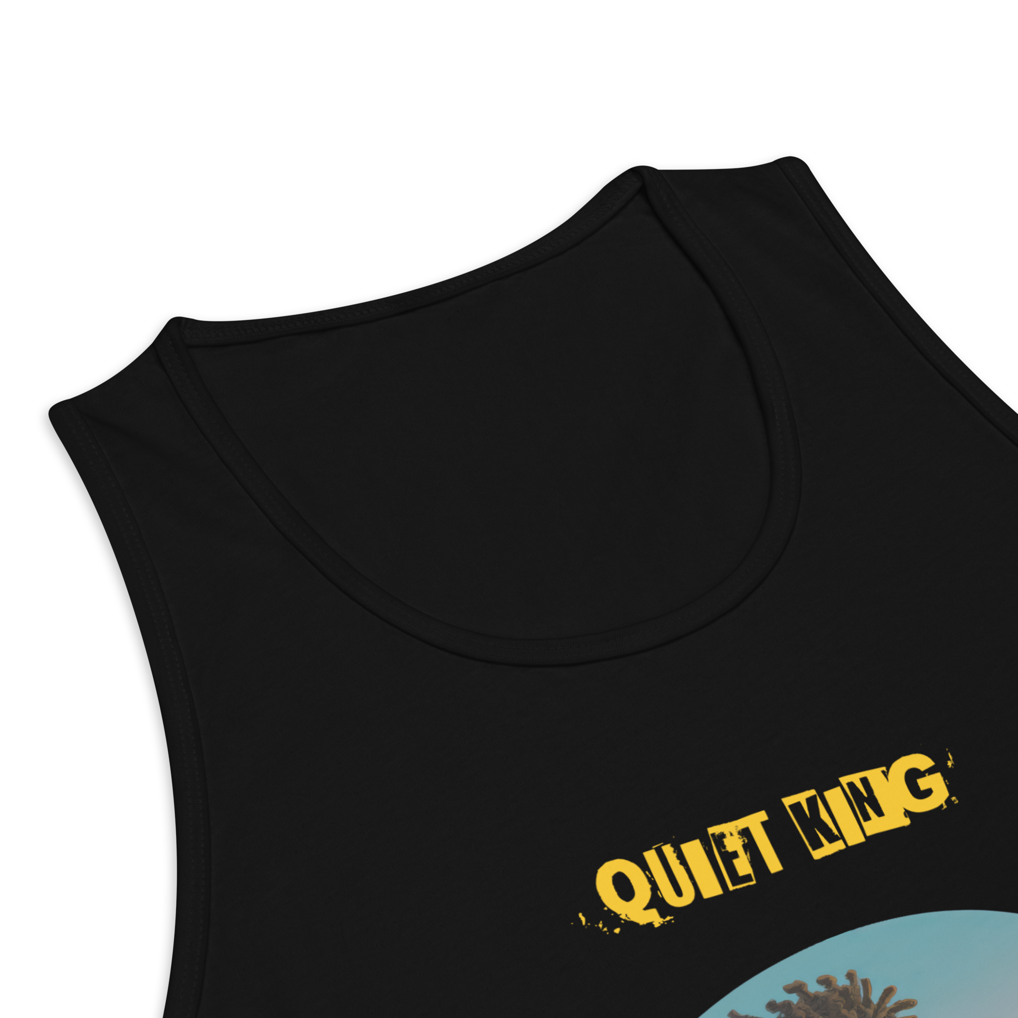 IntrovertedAlpha™ Tank Top in Black for men, premium everyday tank with a clean athletic fit