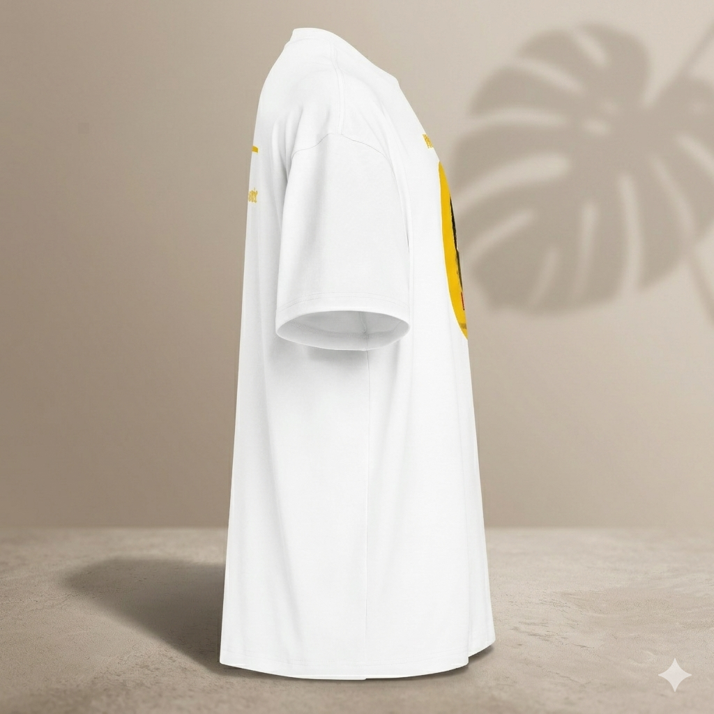 Xantho Philos™ Box Tee in White for men, crisp structured box tee with a clean premium finish