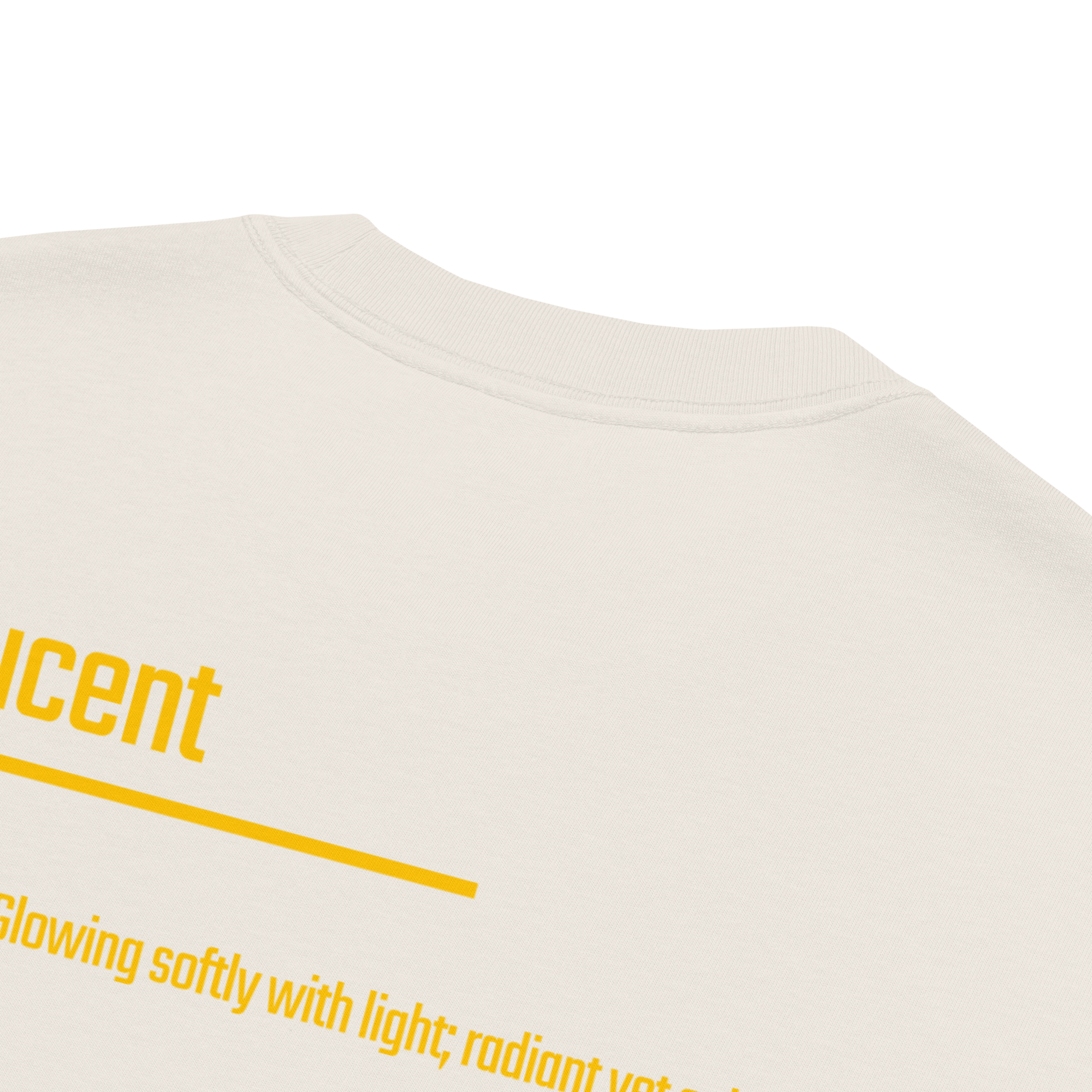Xantho Philos™ Oversized Faded T-Shirt in Faded Bone for men, soft neutral oversized T-shirt with a minimalist streetwear feel
