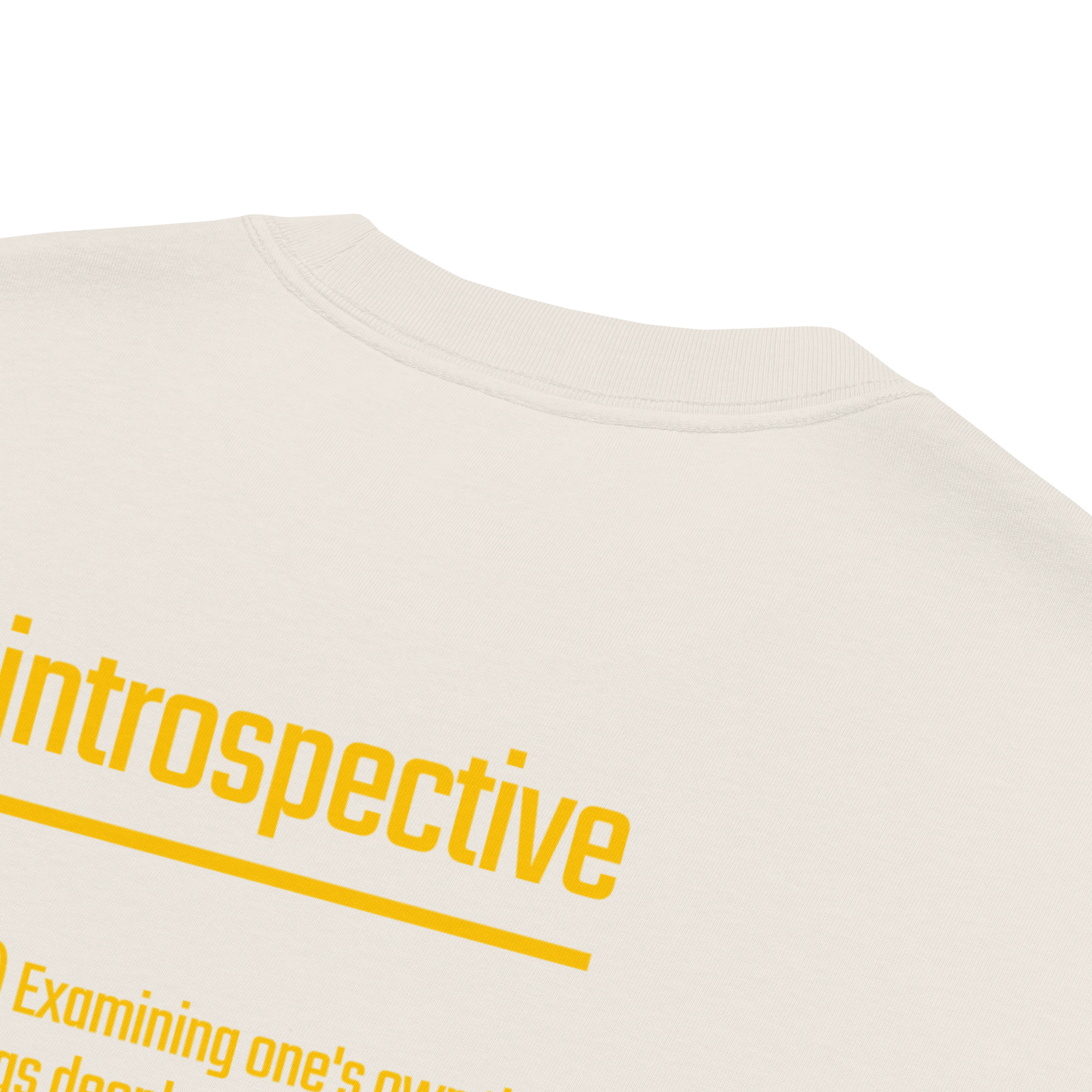 Xantho Philos™ Oversized Faded T-Shirt in Faded Bone for men, soft neutral oversized T-shirt with a minimalist streetwear feel