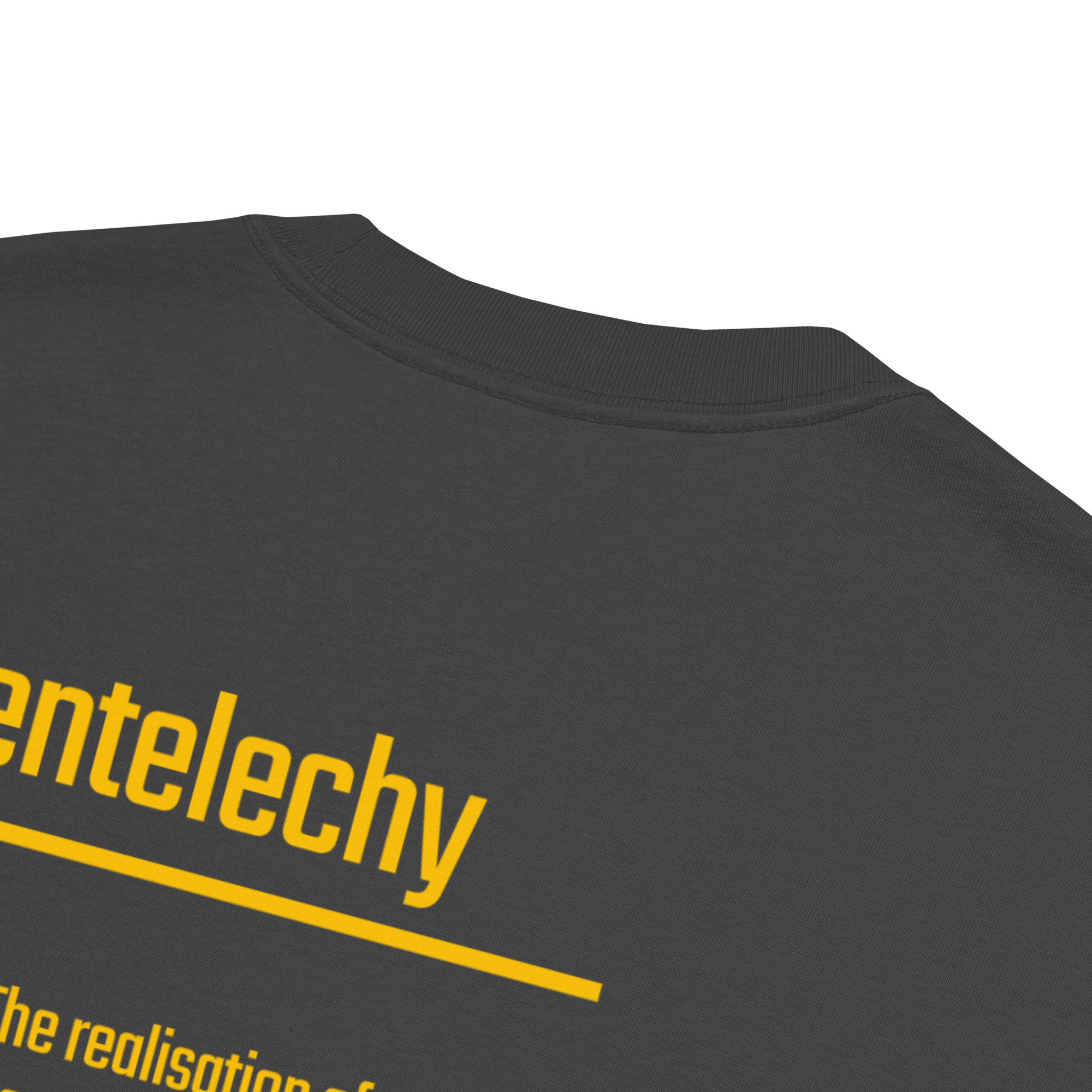 IntrovertedAlpha™ Oversized Faded T-Shirt in Faded Black for men, vintage-wash streetwear with a relaxed oversized fit