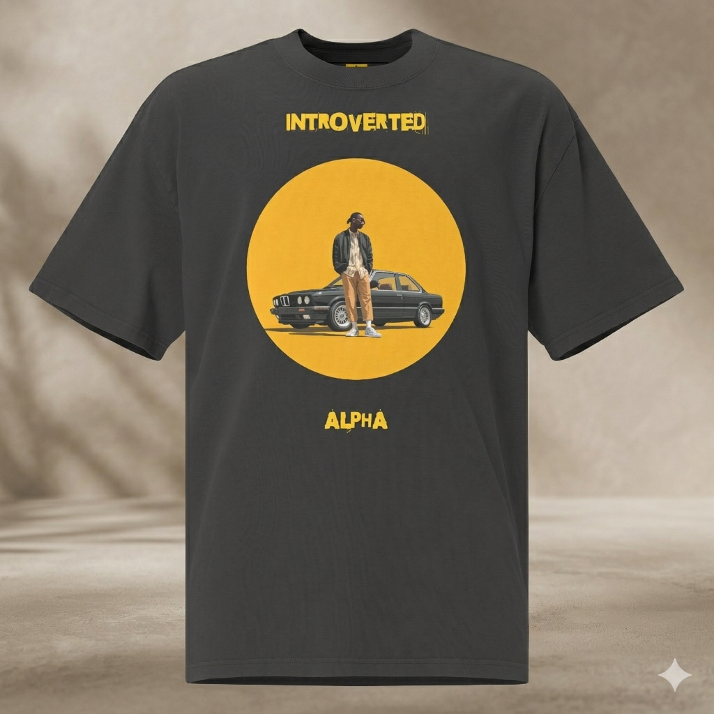 Xantho Philos™ Oversized Faded T-Shirt in Faded Black for men, vintage-wash streetwear with a relaxed oversized fit