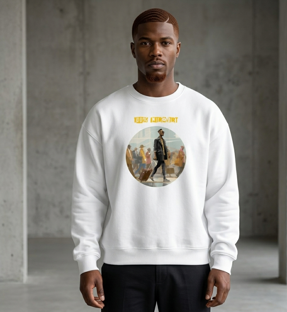 IntrovertedAlpha™ Oversized Sweatshirt — ISTJ Edition 043