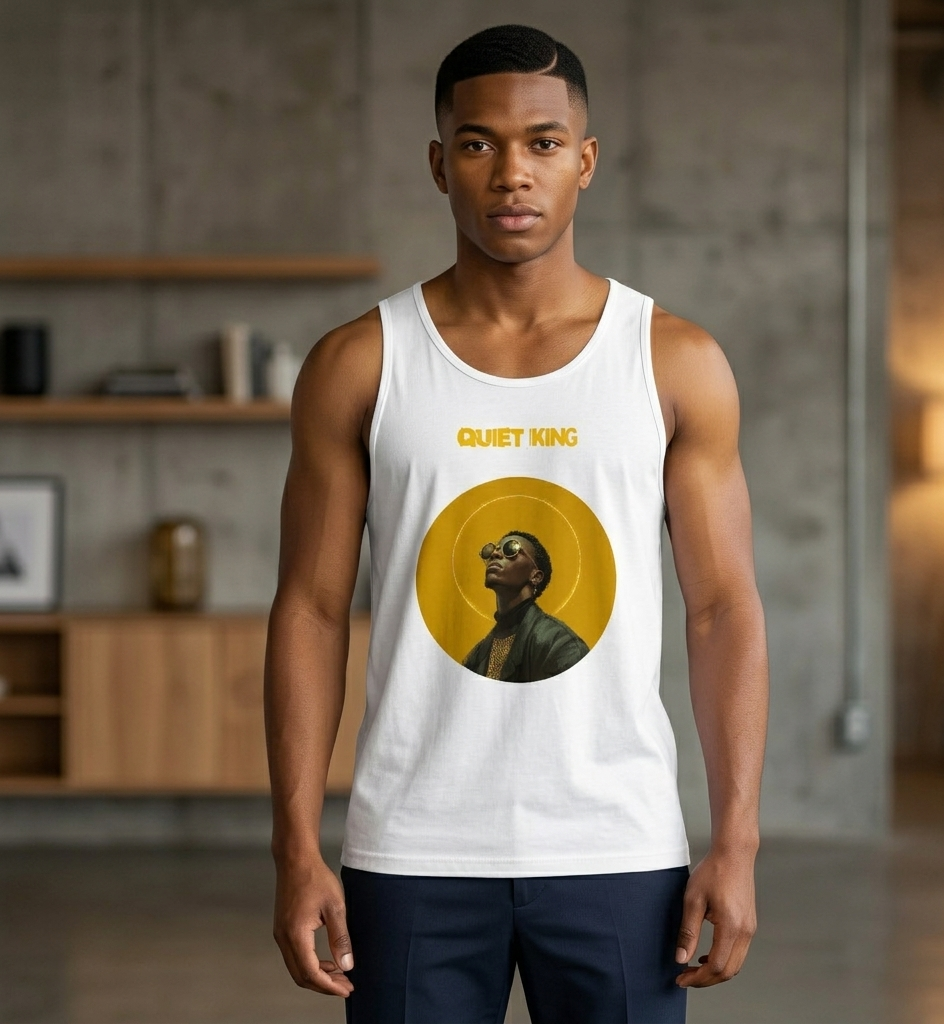 Xantho Philos™ Tank Top in White for men, crisp minimalist tank top with a breathable everyday fit