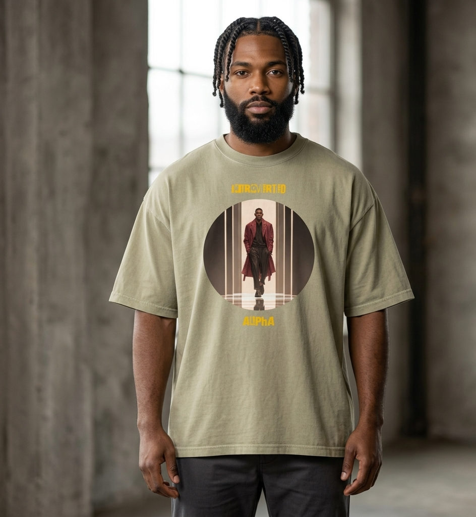 Xantho Philos™ Oversized Faded T-Shirt in Faded Eucalyptus for men, washed green oversized T-shirt with premium casual style