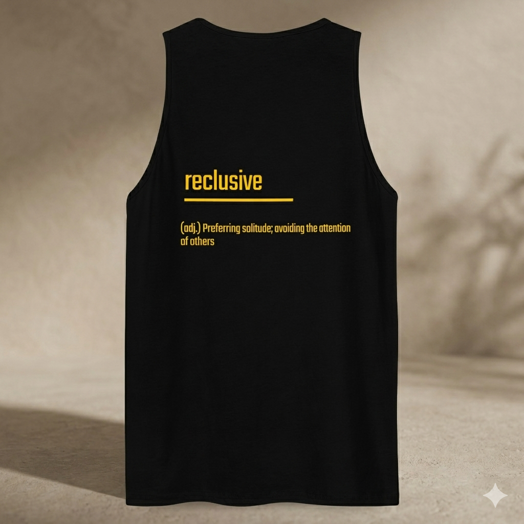 Xantho Philos™ Tank Top in Black for men, premium everyday tank with a clean athletic fit