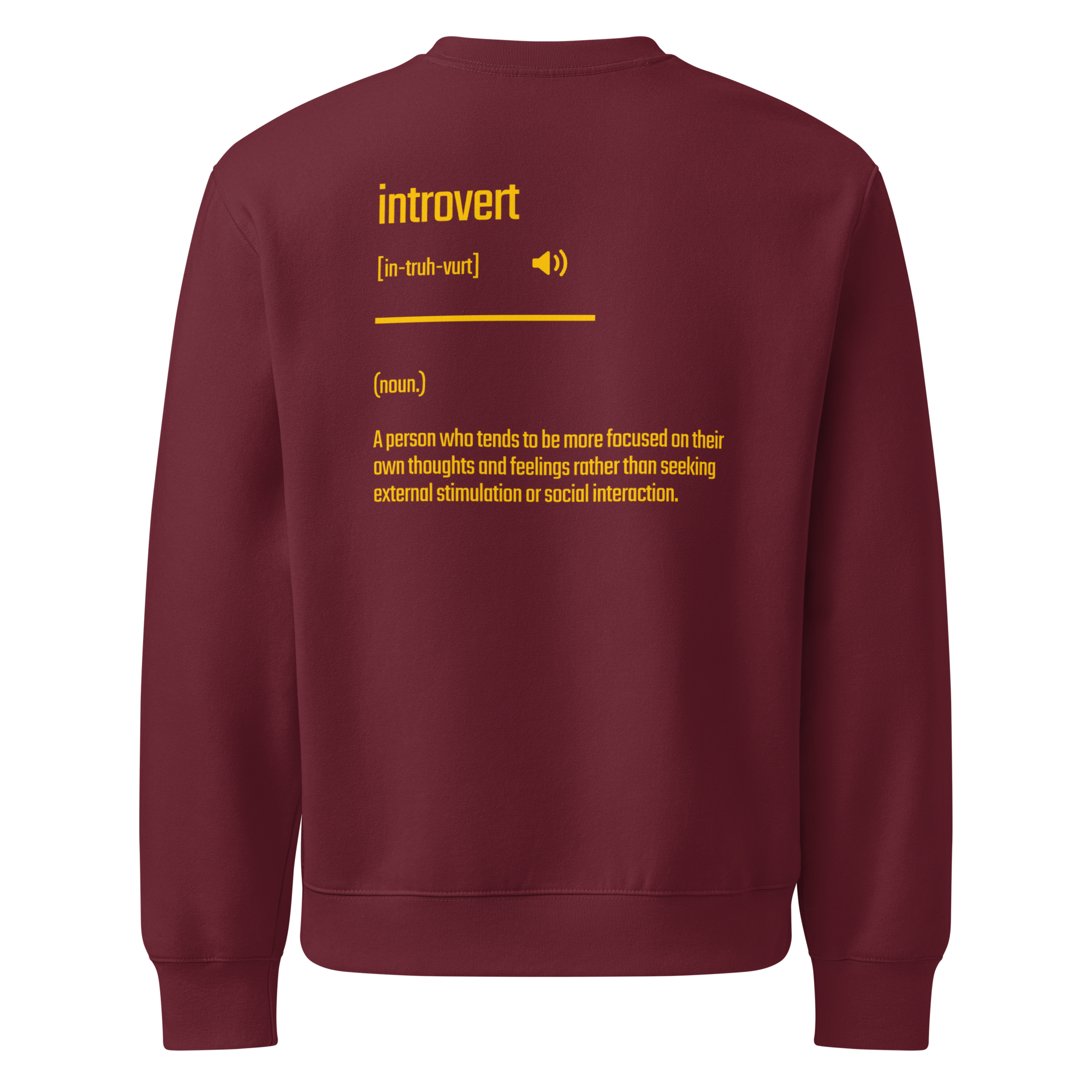 Xantho Philos™ Oversized Sweatshirt in Maroon for men, rich-toned oversized sweatshirt with heavyweight comfort
