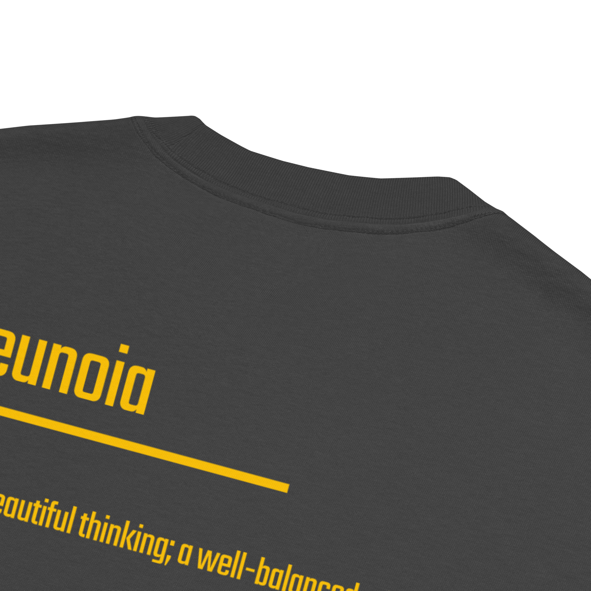 IntrovertedAlpha™ Oversized Faded T-Shirt in Faded Black for men, vintage-wash streetwear with a relaxed oversized fit
