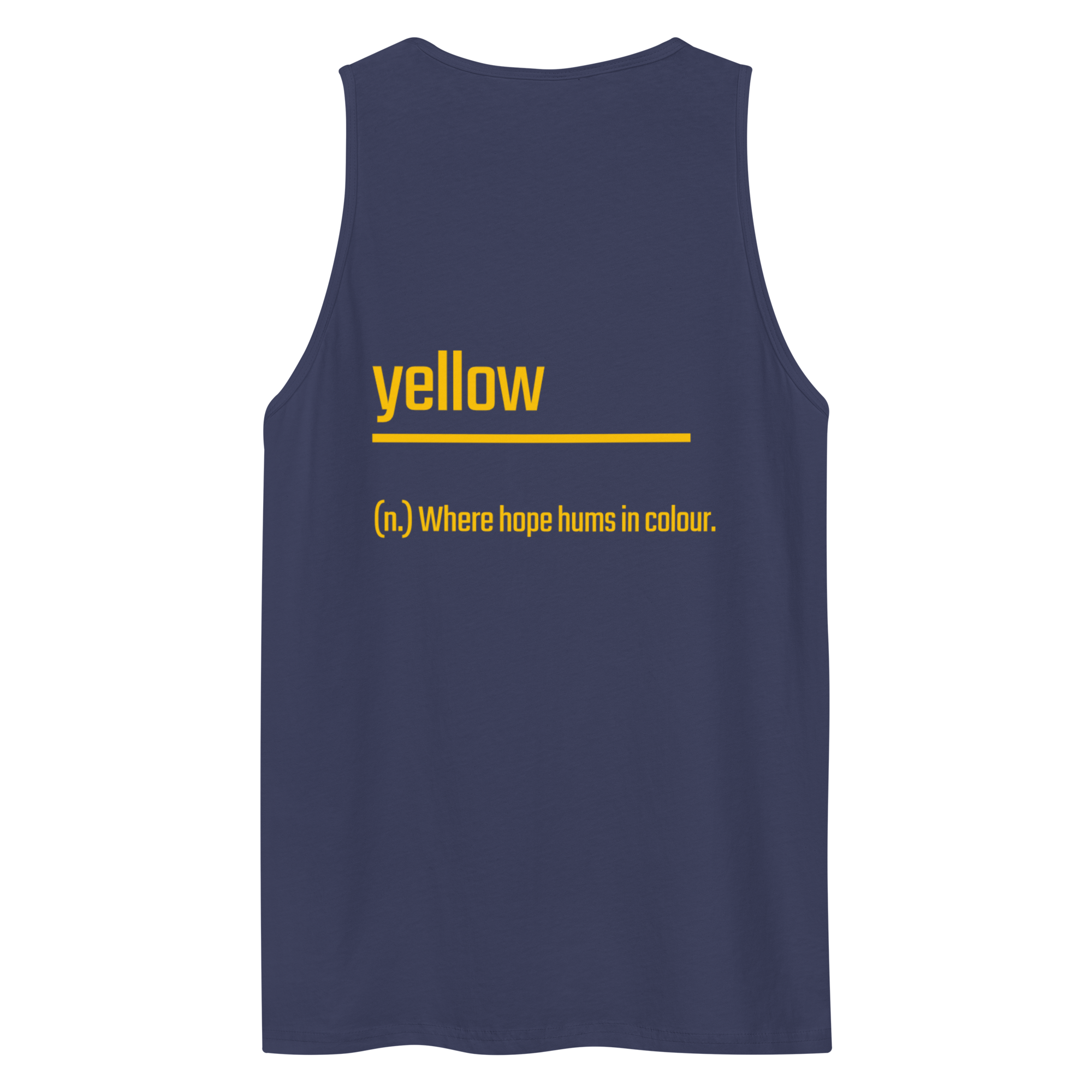 Xantho Philos™ Tank Top in Harbor Blue for men, lightweight premium tank top with a clean casual tone