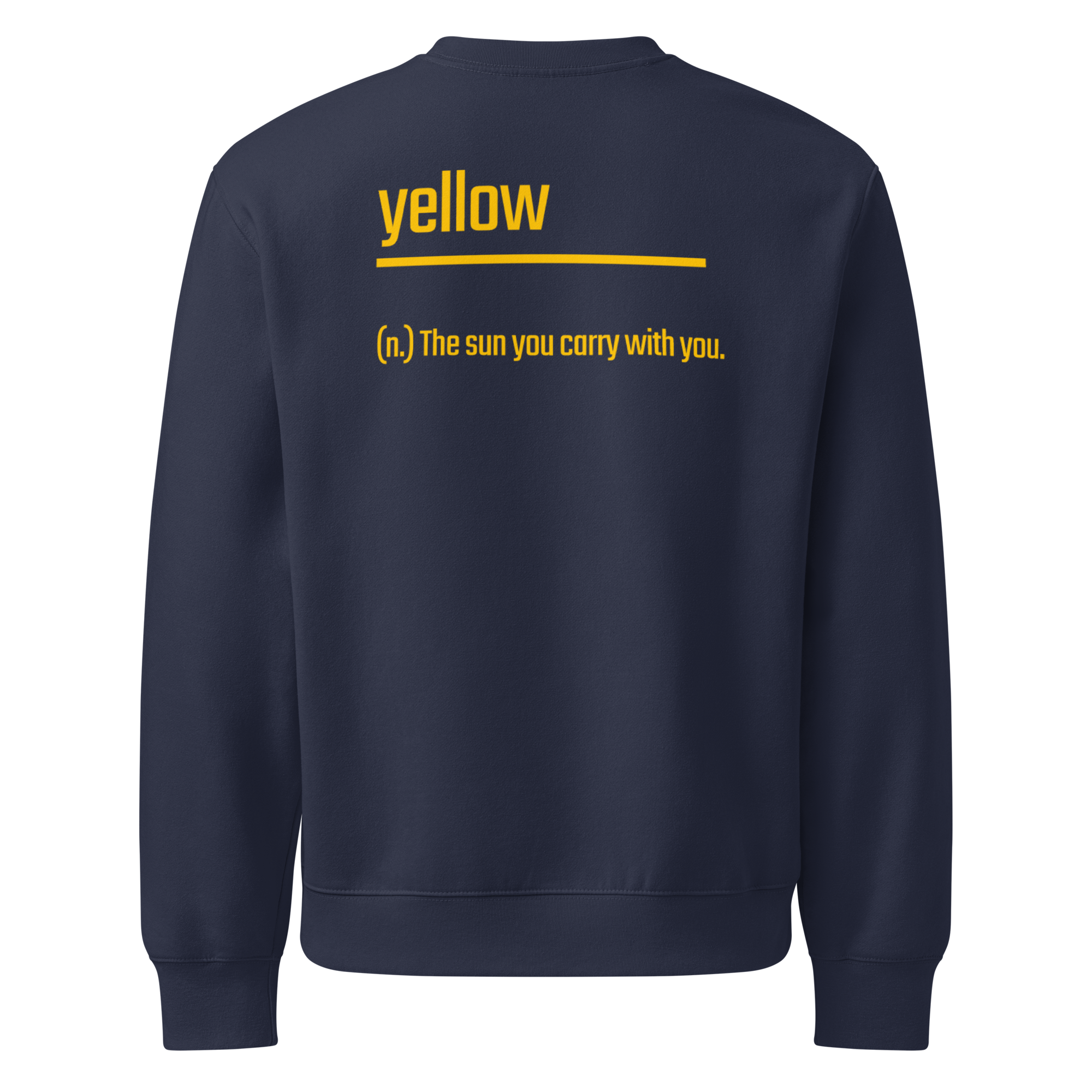 Xantho Philos™ Oversized Sweatshirt in Navy for men, minimalist premium sweatshirt with everyday streetwear style