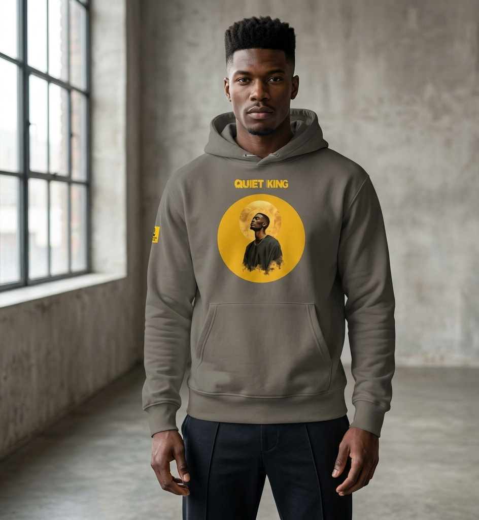 Xantho Philos™ Oversized Hoodie in Asphalt for men, clean minimalist hoodie with premium heavyweight comfort