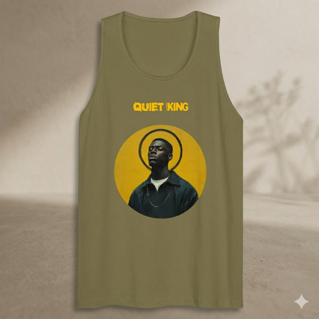 Xantho Philos™ Tank Top in Military Green for men, athletic streetwear tank with a grounded utilitarian tone