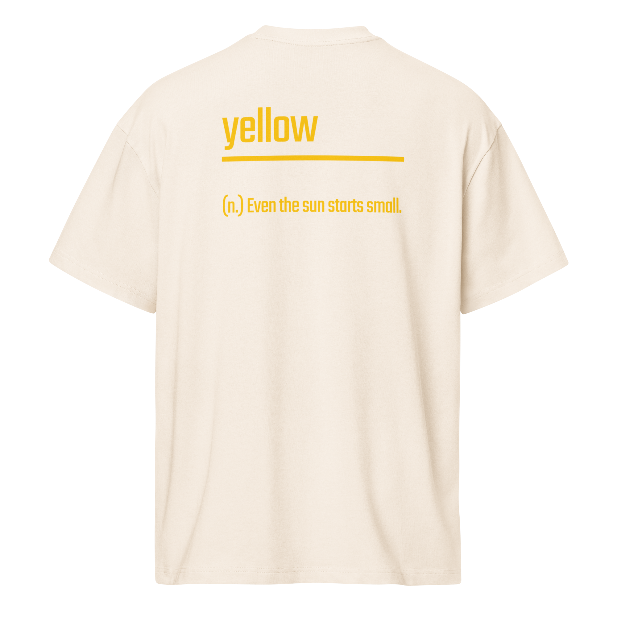 Xantho Philos™ Box Tee in Vintage White for men, soft-toned box tee with a minimalist oversized fit