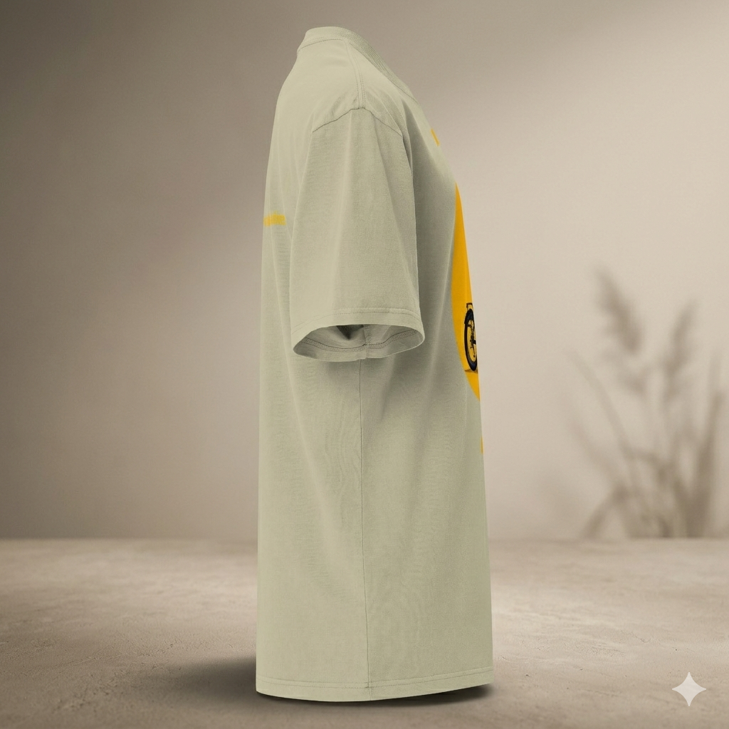 Xantho Philos™ Oversized Faded T-Shirt in Faded Eucalyptus for men, washed green oversized T-shirt with premium casual style
