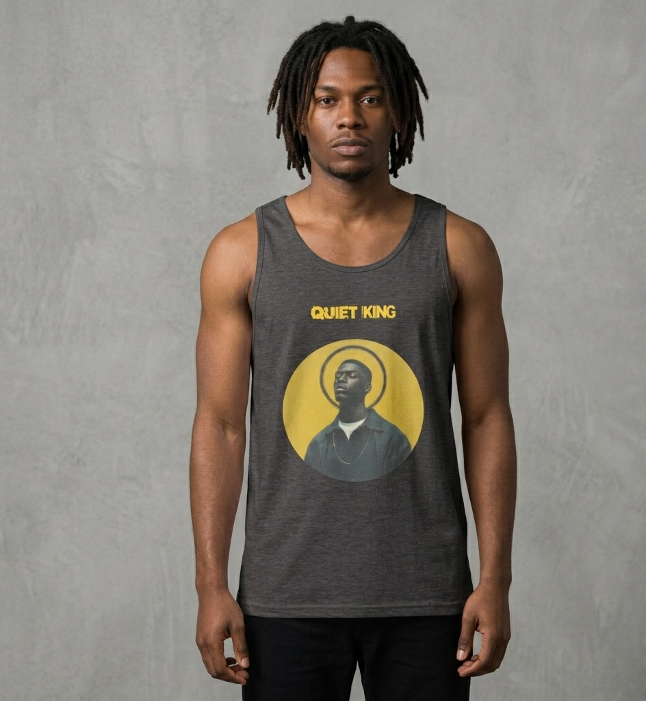 Xantho Philos™ Tank Top in Charcoal Heather for men, soft-blend tank top with a clean everyday fit