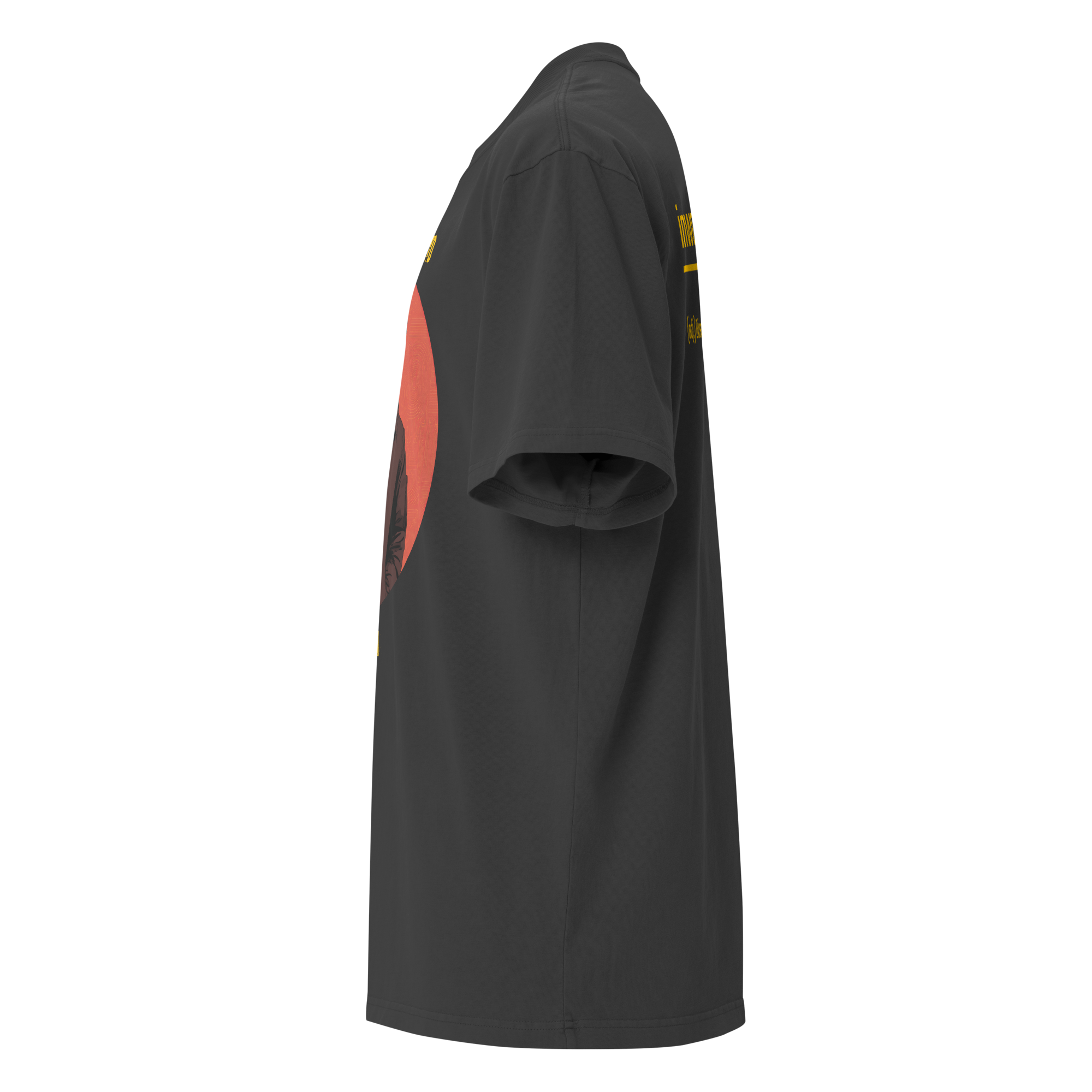 Xantho Philos™ Oversized Faded T-Shirt in Faded Black for men, vintage-wash streetwear with a relaxed oversized fit