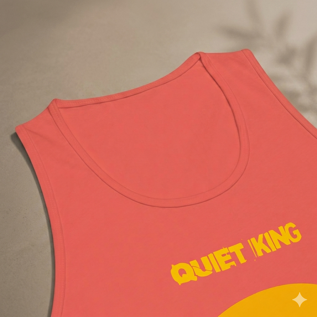 Xantho Philos™ Tank Top in Coral for men, lightweight summer tank top with a vibrant casual tone