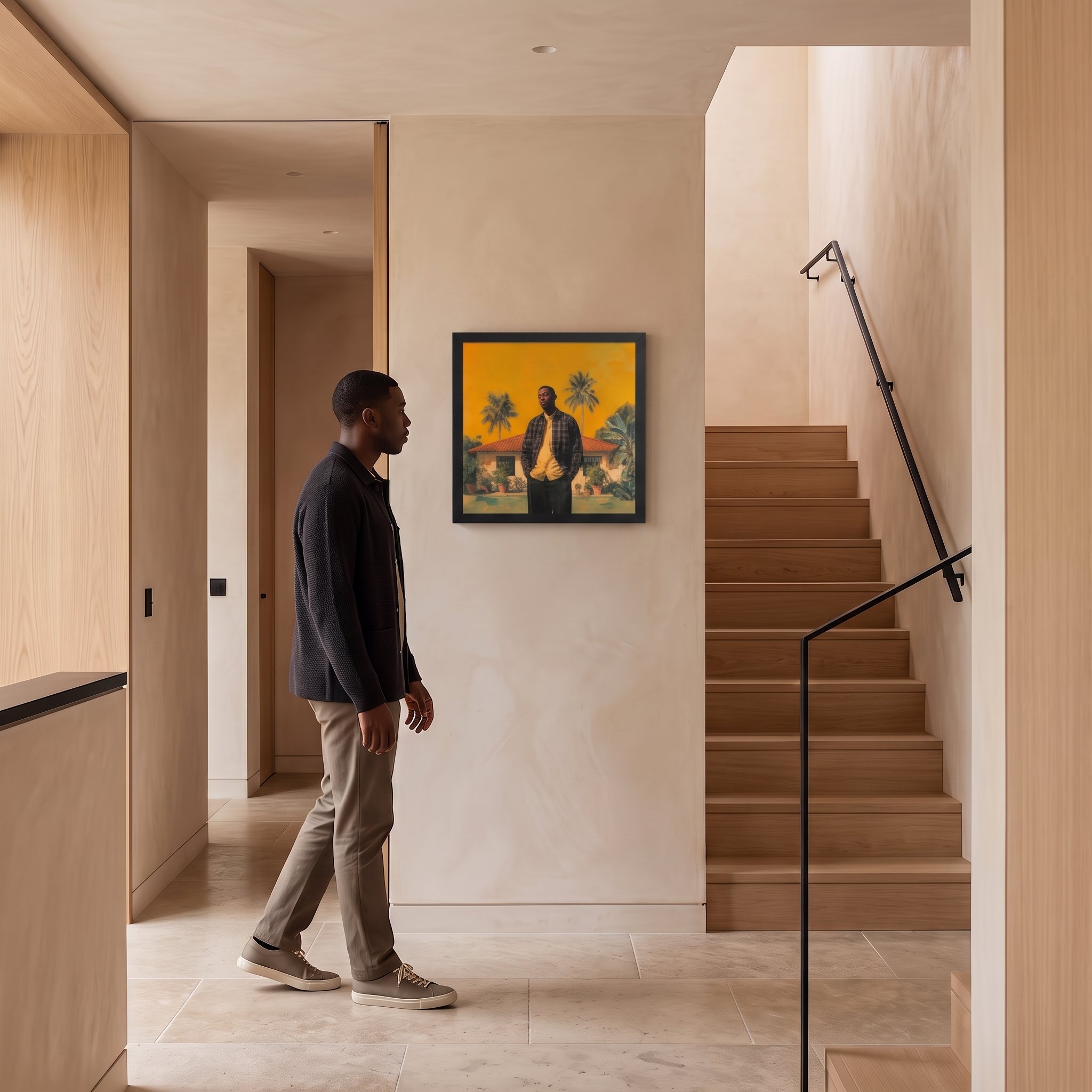 Rooted Forward — Enhanced Matte Framed Wall Art