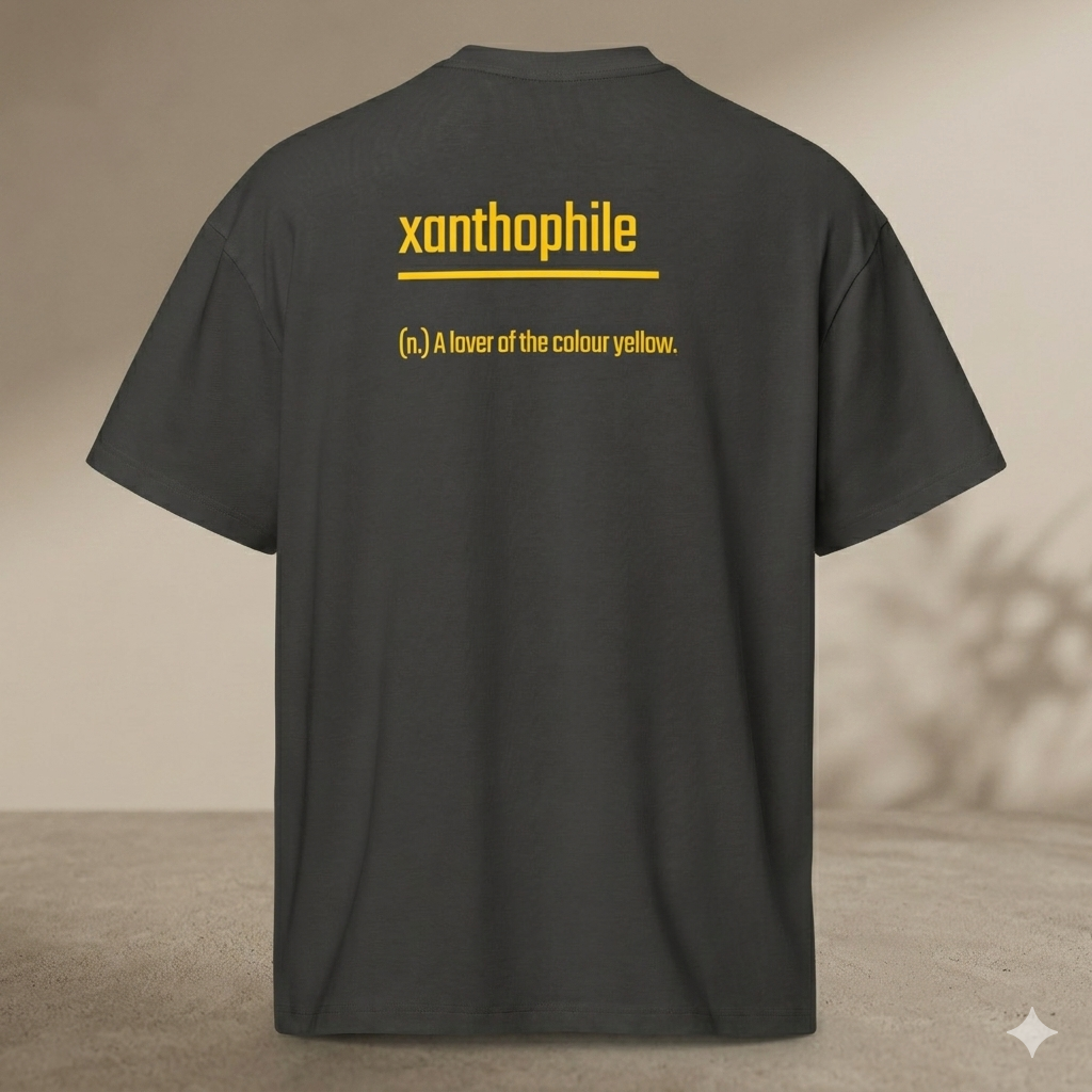Xantho Philos™ Box Tee in Vintage Black for men, washed boxy T-shirt with a relaxed streetwear silhouette