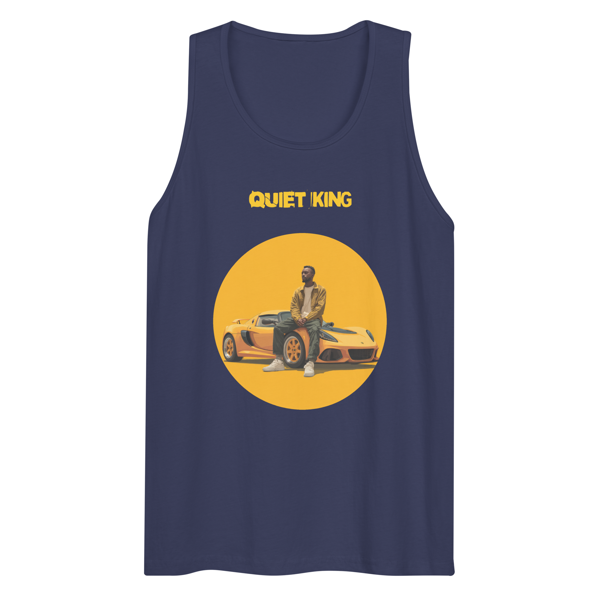 Xantho Philos™ Tank Top in Harbor Blue for men, lightweight premium tank top with a clean casual tone