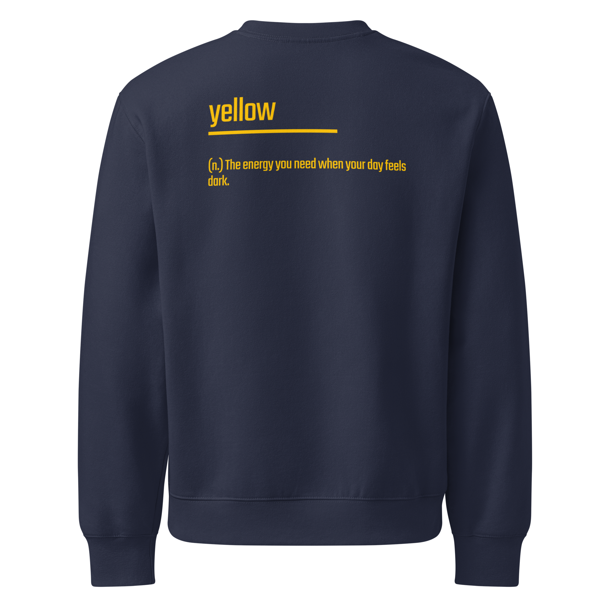 Xantho Philos™ Oversized Sweatshirt in Navy for men, minimalist premium sweatshirt with everyday streetwear style