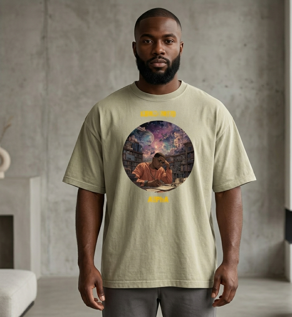IntrovertedAlpha™ Oversized Faded T-Shirt — ISTJ Edition 017