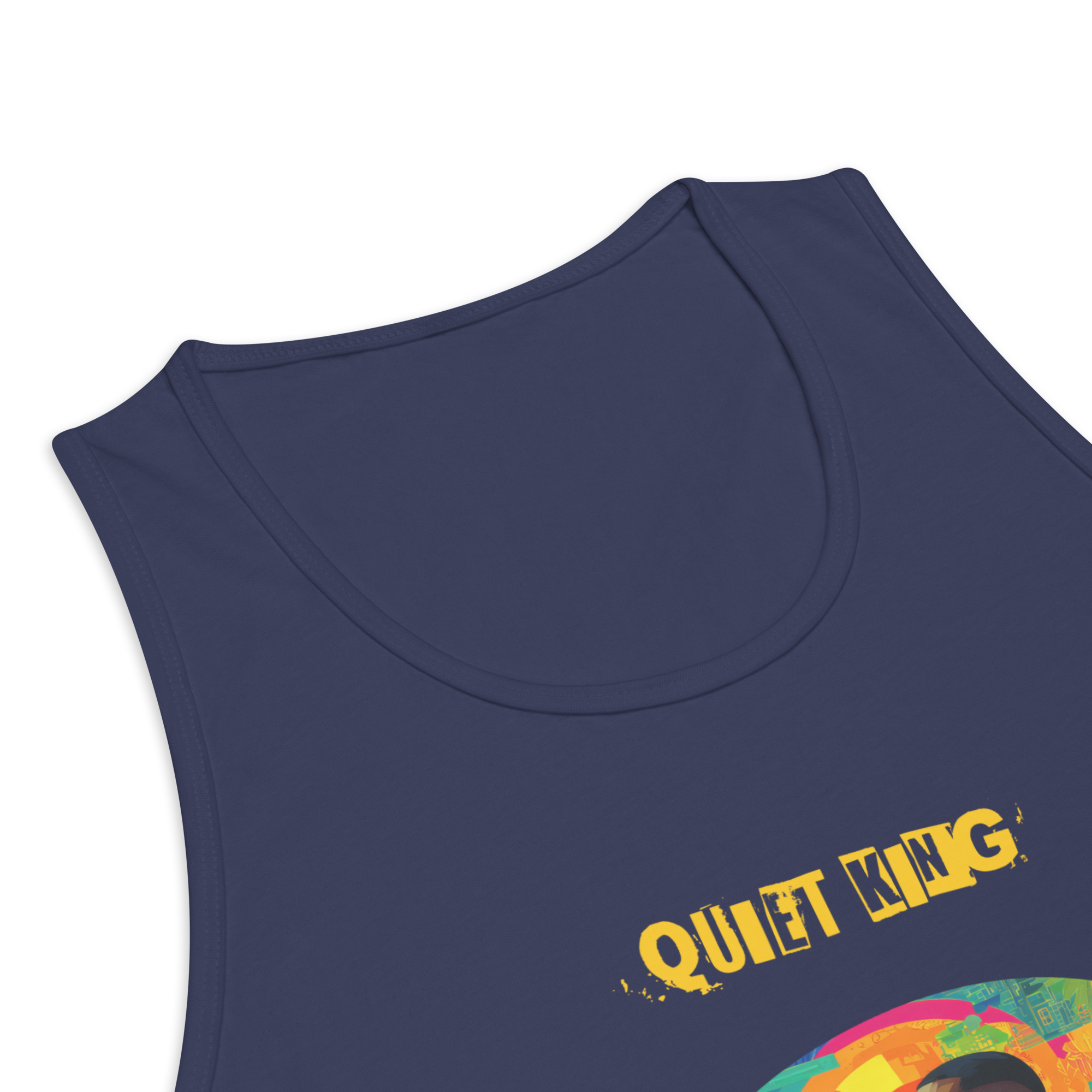 IntrovertedAlpha™ Tank Top in Harbor Blue for men, lightweight premium tank top with a clean casual tone