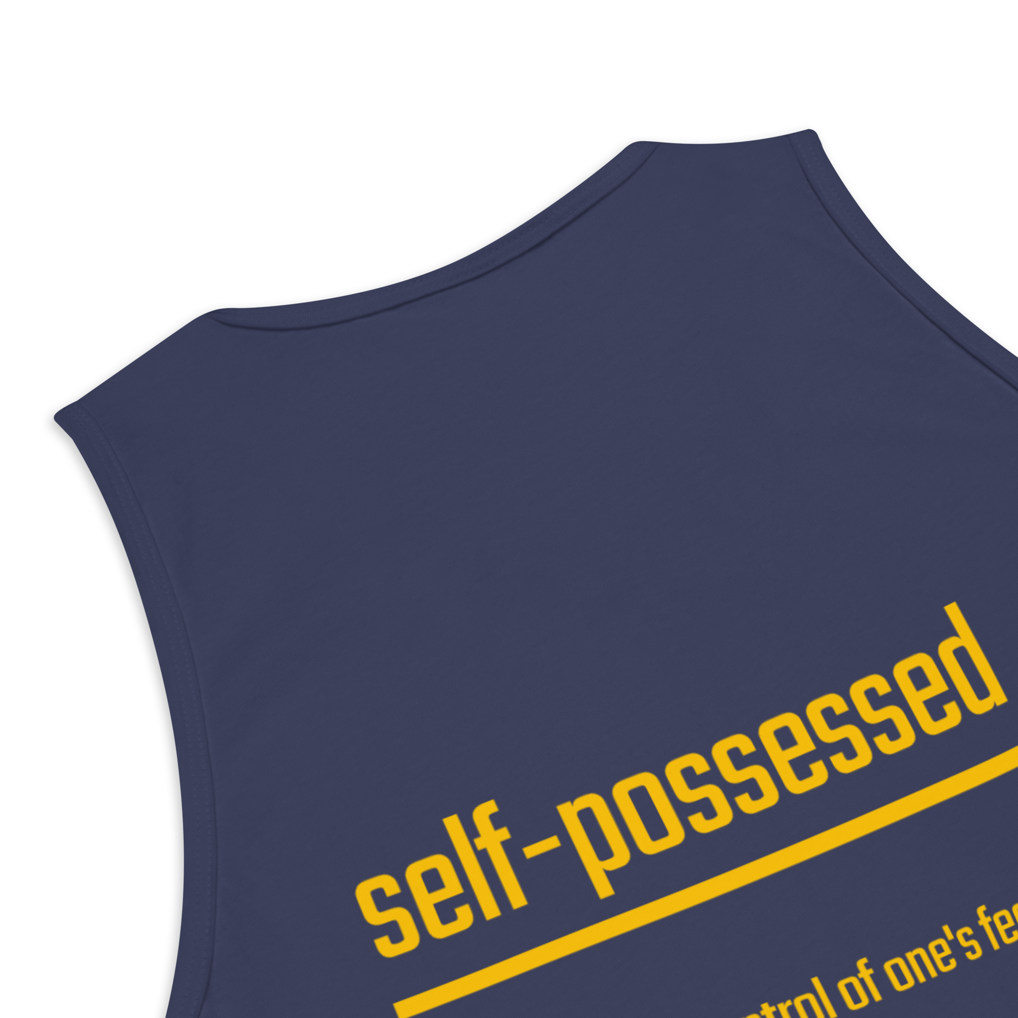 IntrovertedAlpha™ Tank Top in Harbor Blue for men, lightweight premium tank top with a clean casual tone