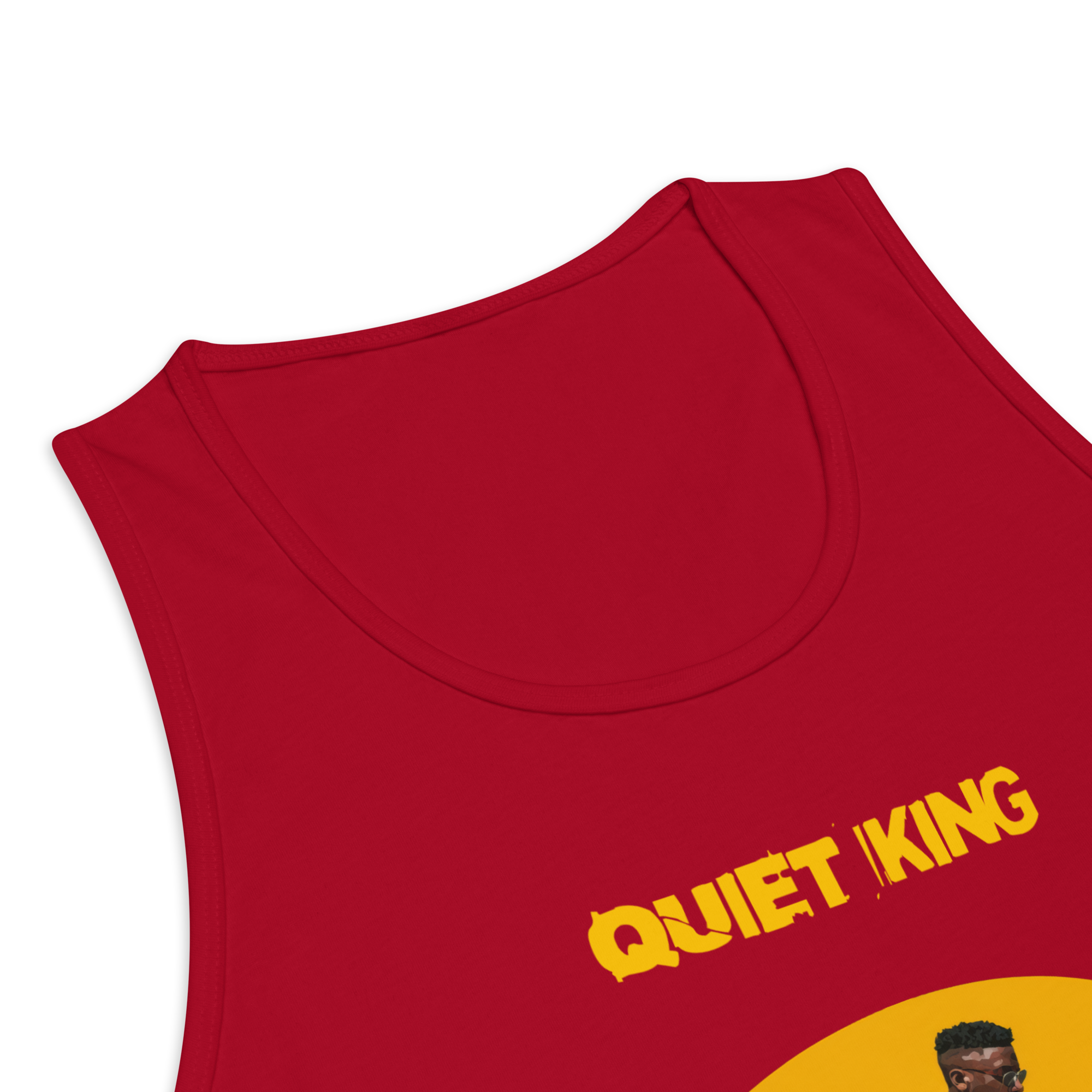 Xantho Philos™ Tank Top in Red for men, bold premium tank top with lightweight streetwear style