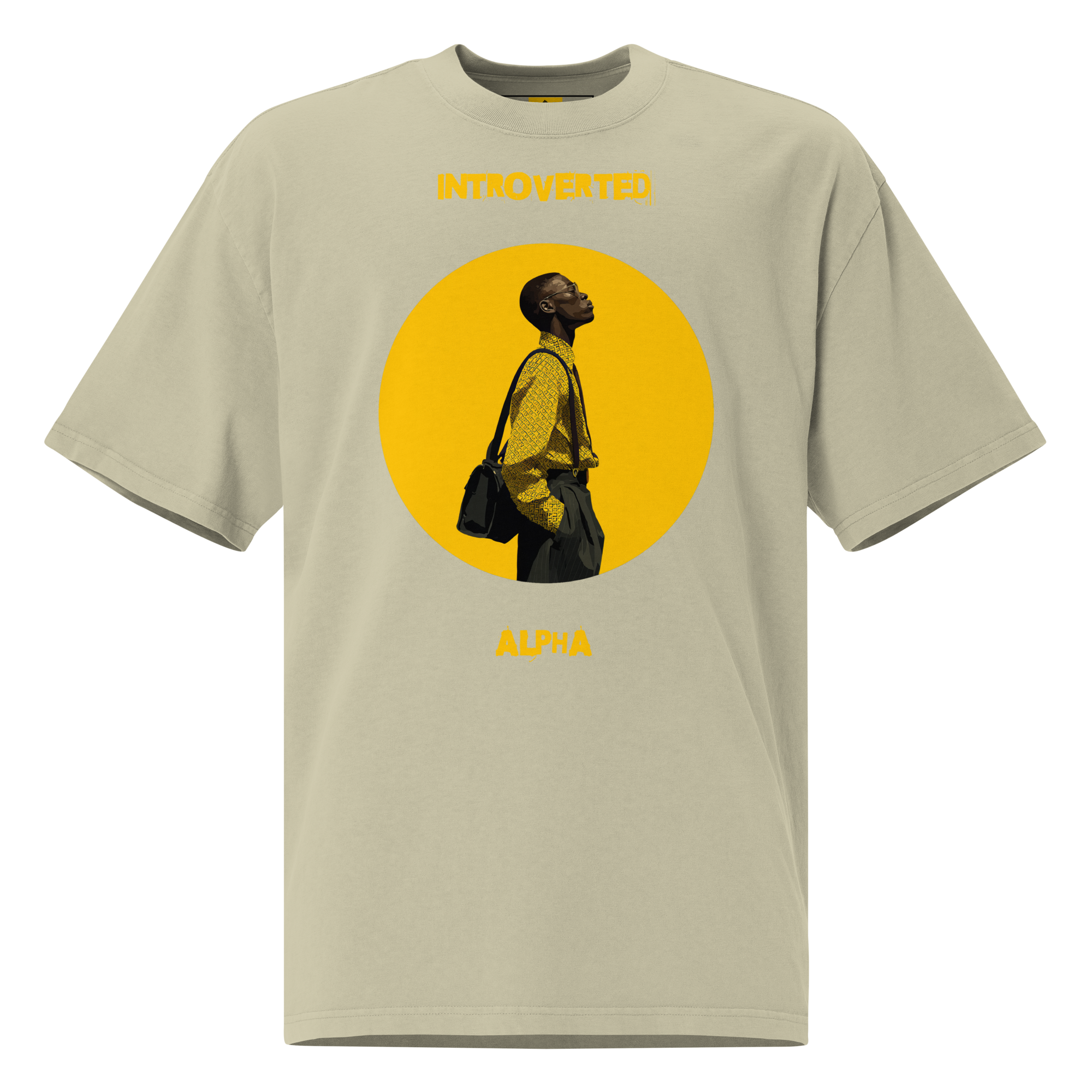 Xantho Philos™ Oversized Faded T-Shirt in Faded Eucalyptus for men, washed green oversized T-shirt with premium casual style