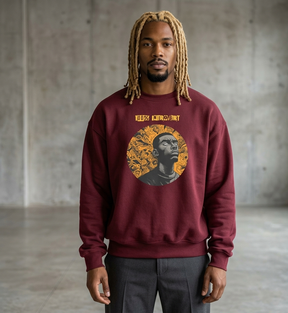 IntrovertedAlpha™ Oversized Sweatshirt — ISTJ Edition 041