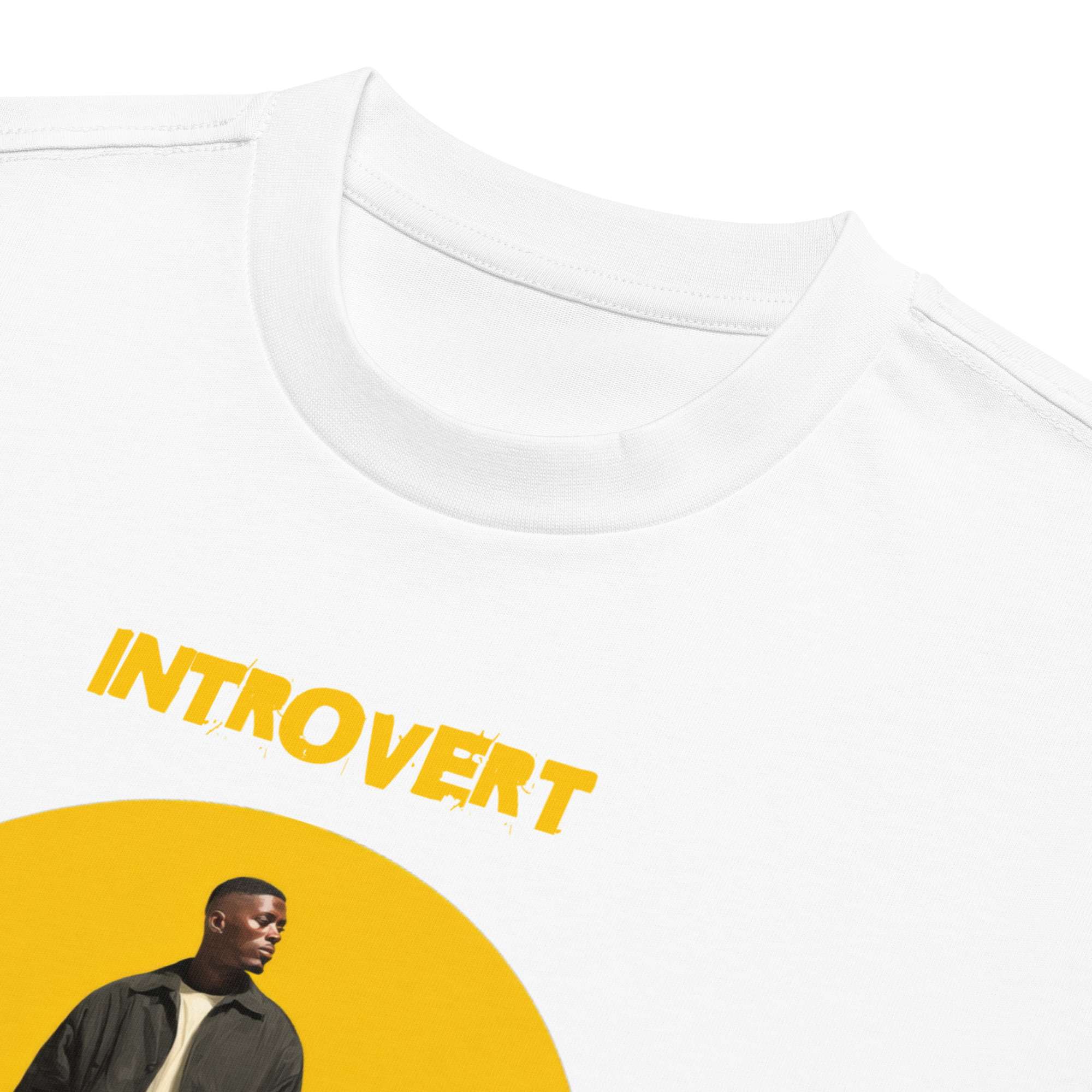 Xantho Philos™ Box Tee in White for men, crisp structured box tee with a clean premium finish