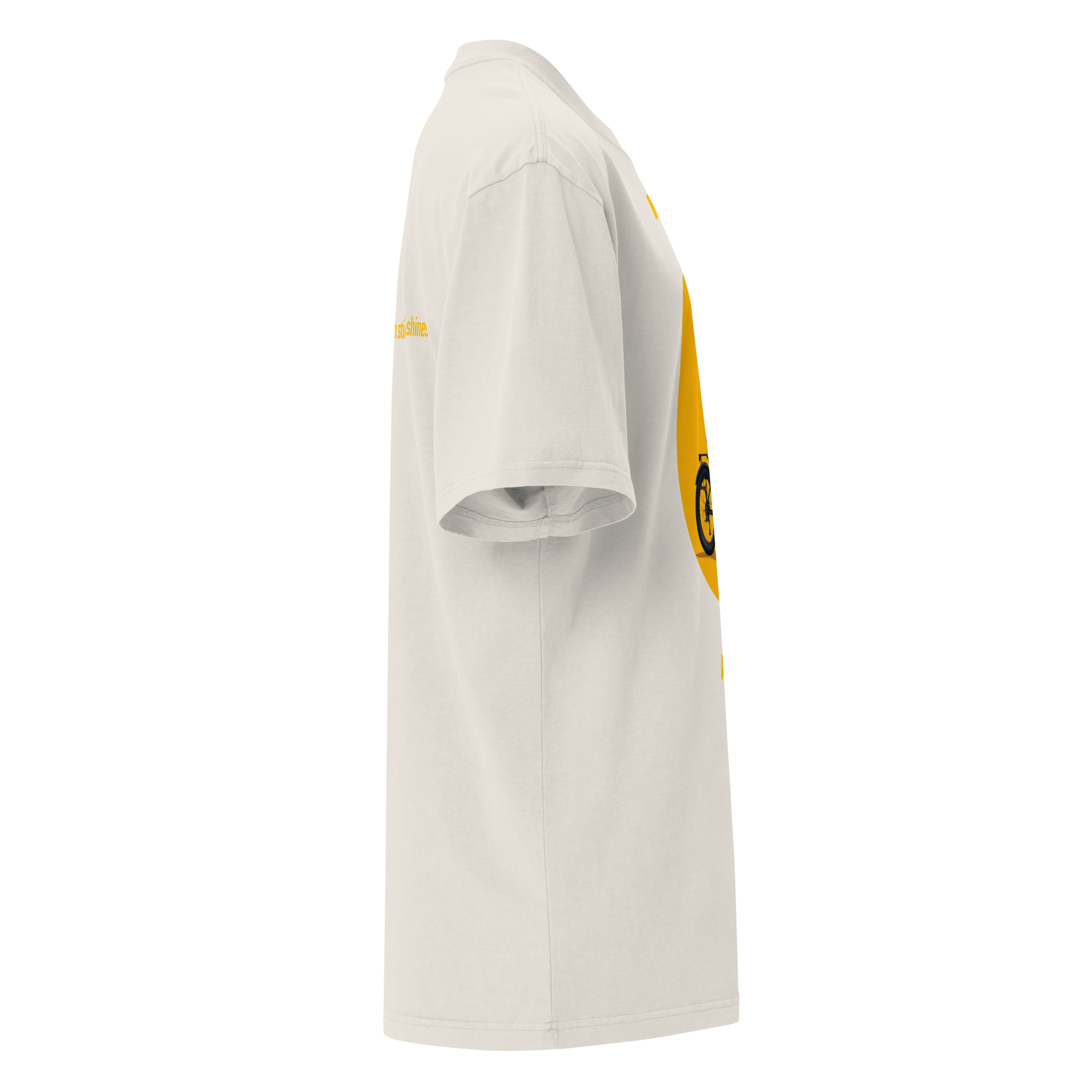 Xantho Philos™ Oversized Faded T-Shirt in Faded Bone for men, soft neutral oversized T-shirt with a minimalist streetwear feel