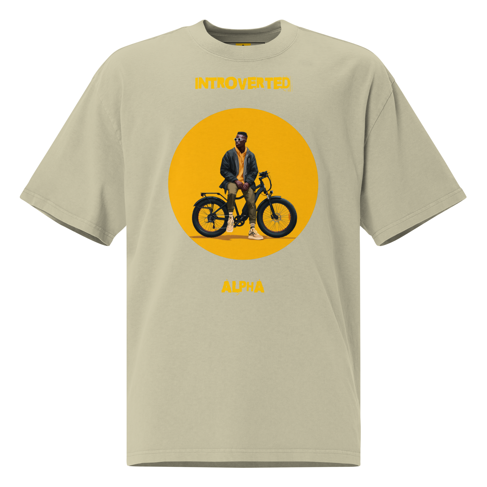 Xantho Philos™ Oversized Faded T-Shirt in Faded Eucalyptus for men, washed green oversized T-shirt with premium casual style